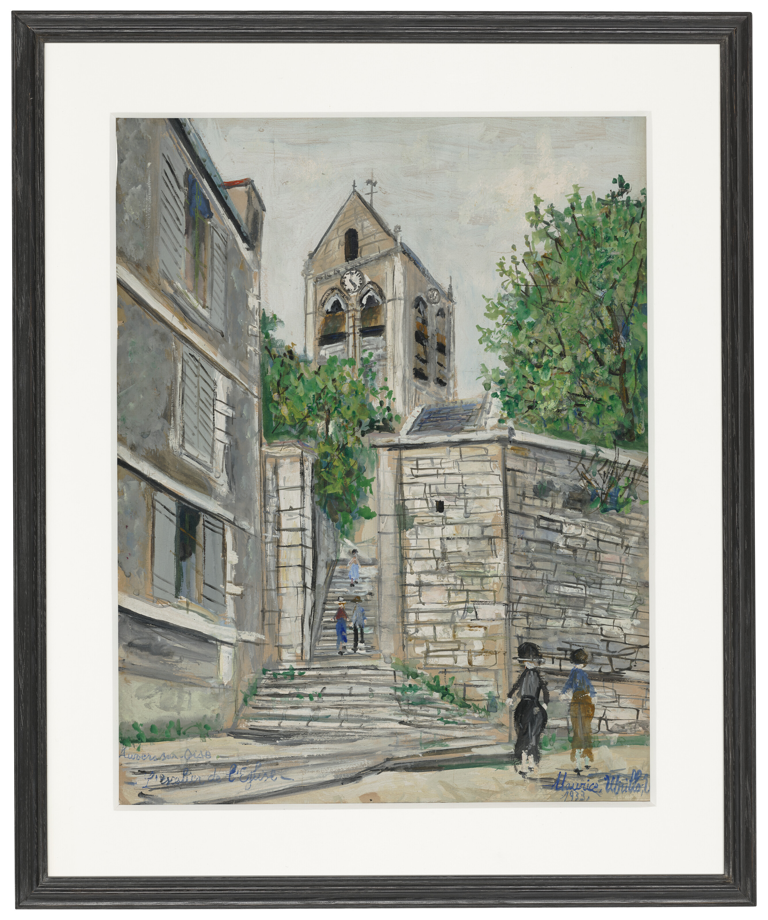 Maurice Utrillo — Церковь Оверс-сюр-Уаз (Валь-д'Уаз), изображение 2