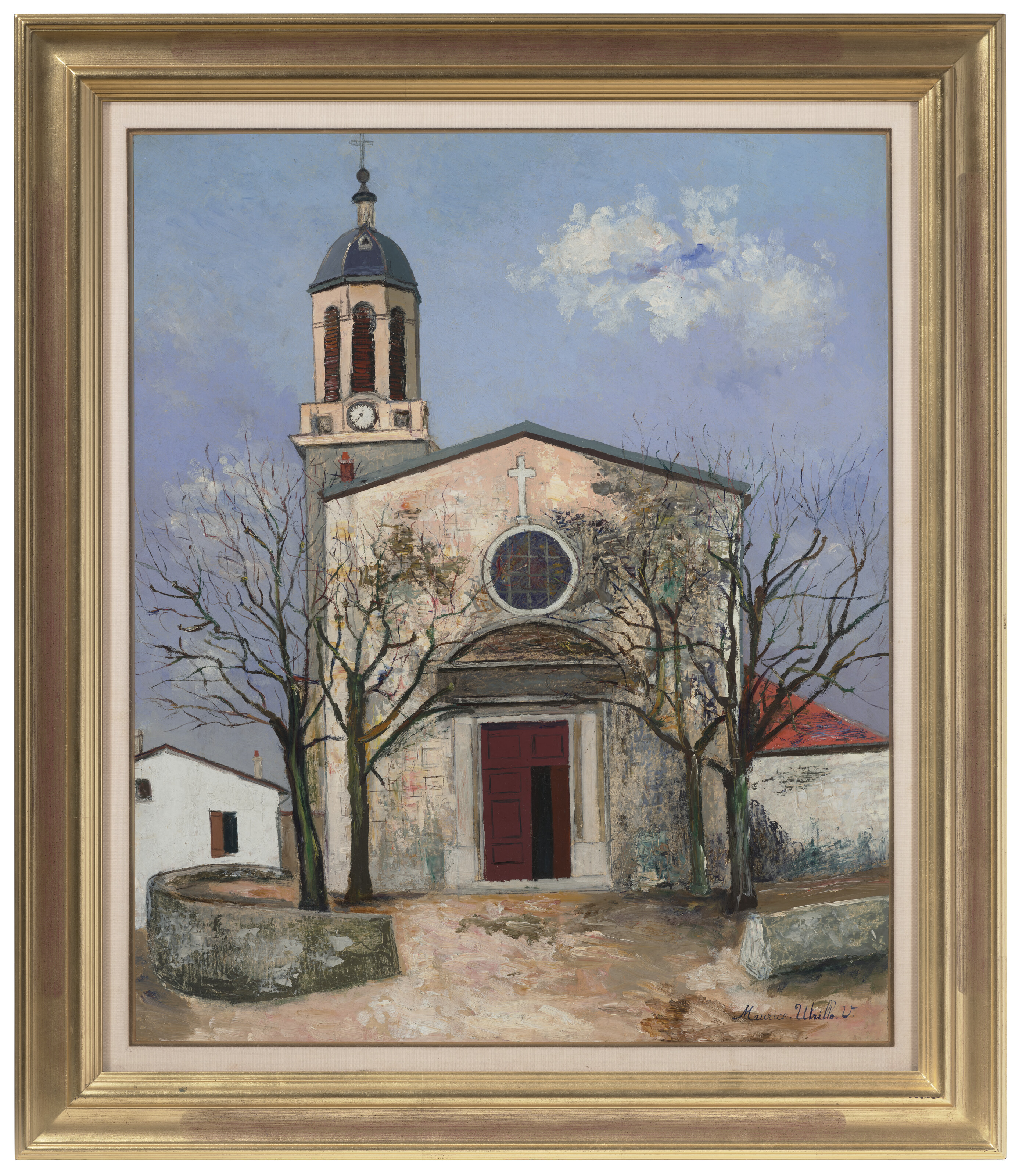 Maurice Utrillo — Эглиз Сент-Андре, Ириньи (Рона), изображение 3