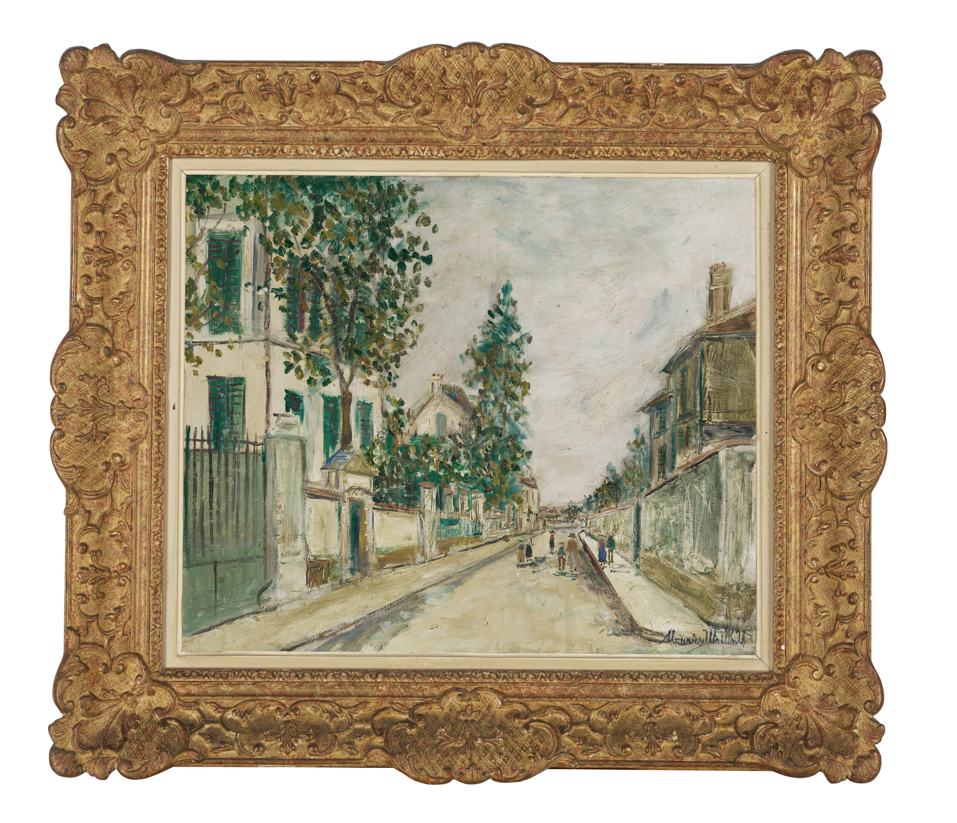 Maurice Utrillo — Улица Компьень (Уаза), изображение 3