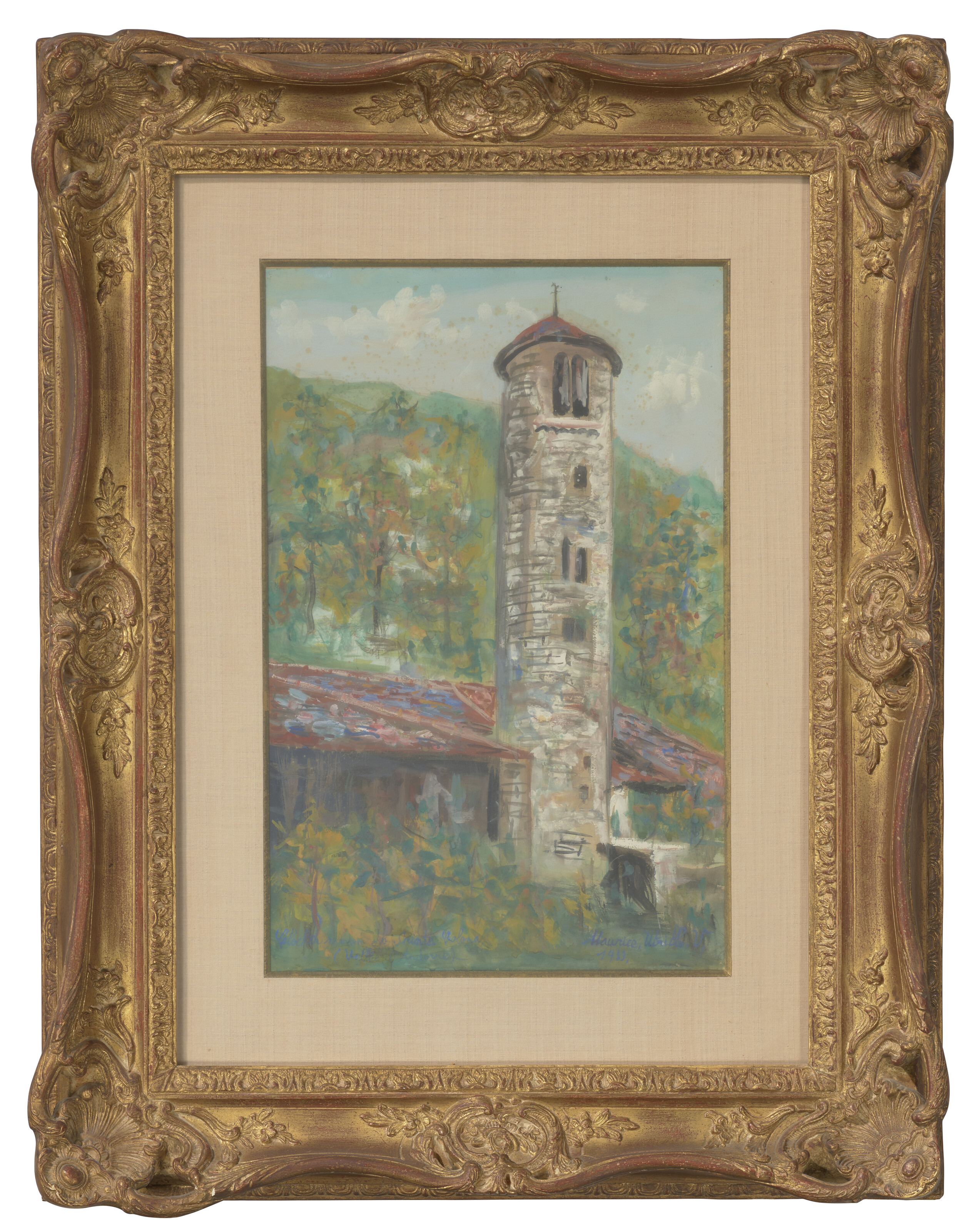 Maurice Utrillo — Эглиз Сент-Колонн в Андорре, изображение 2