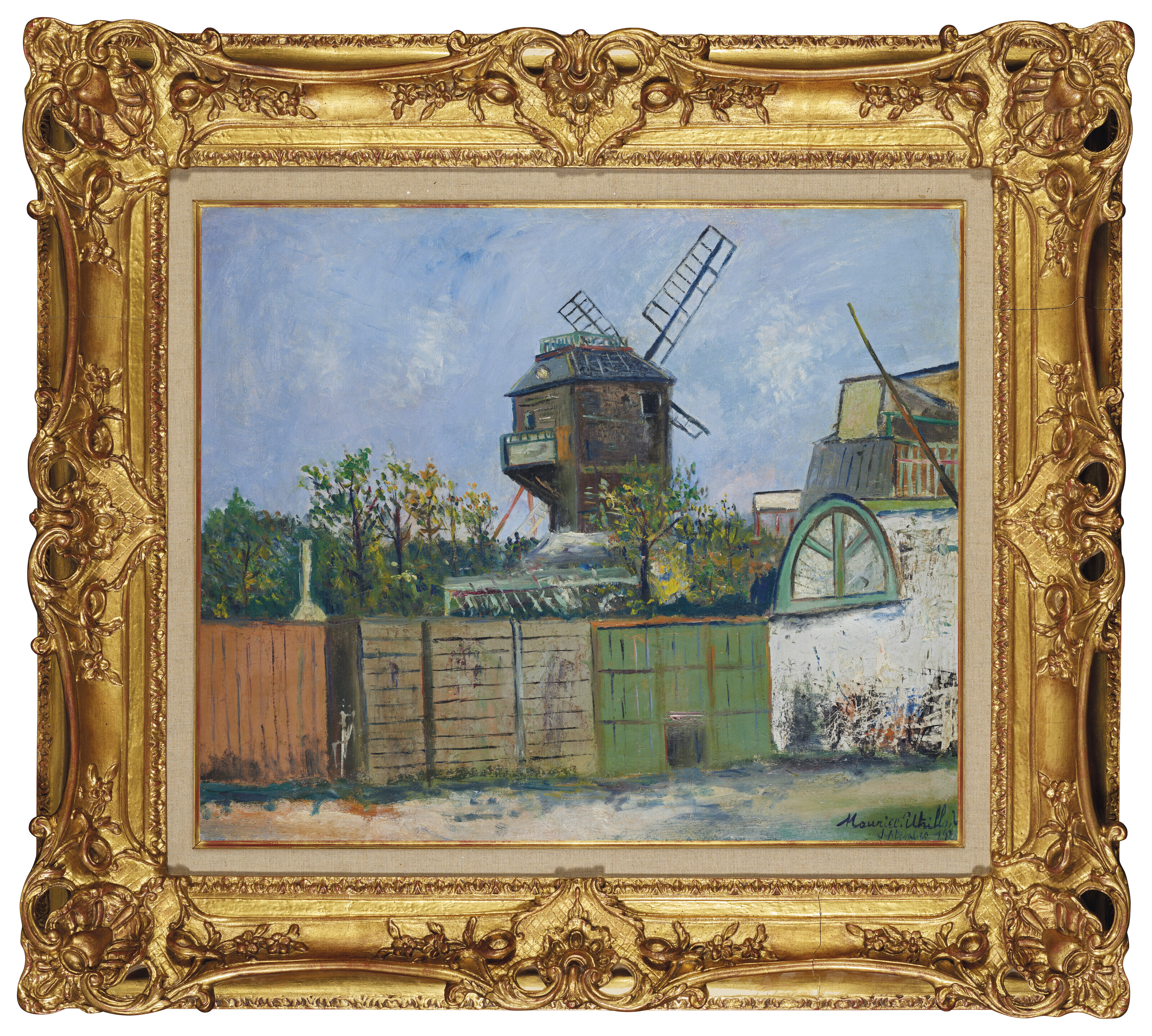 Maurice Utrillo — Ле-Мулен-де-ла-Галетт, изображение 2
