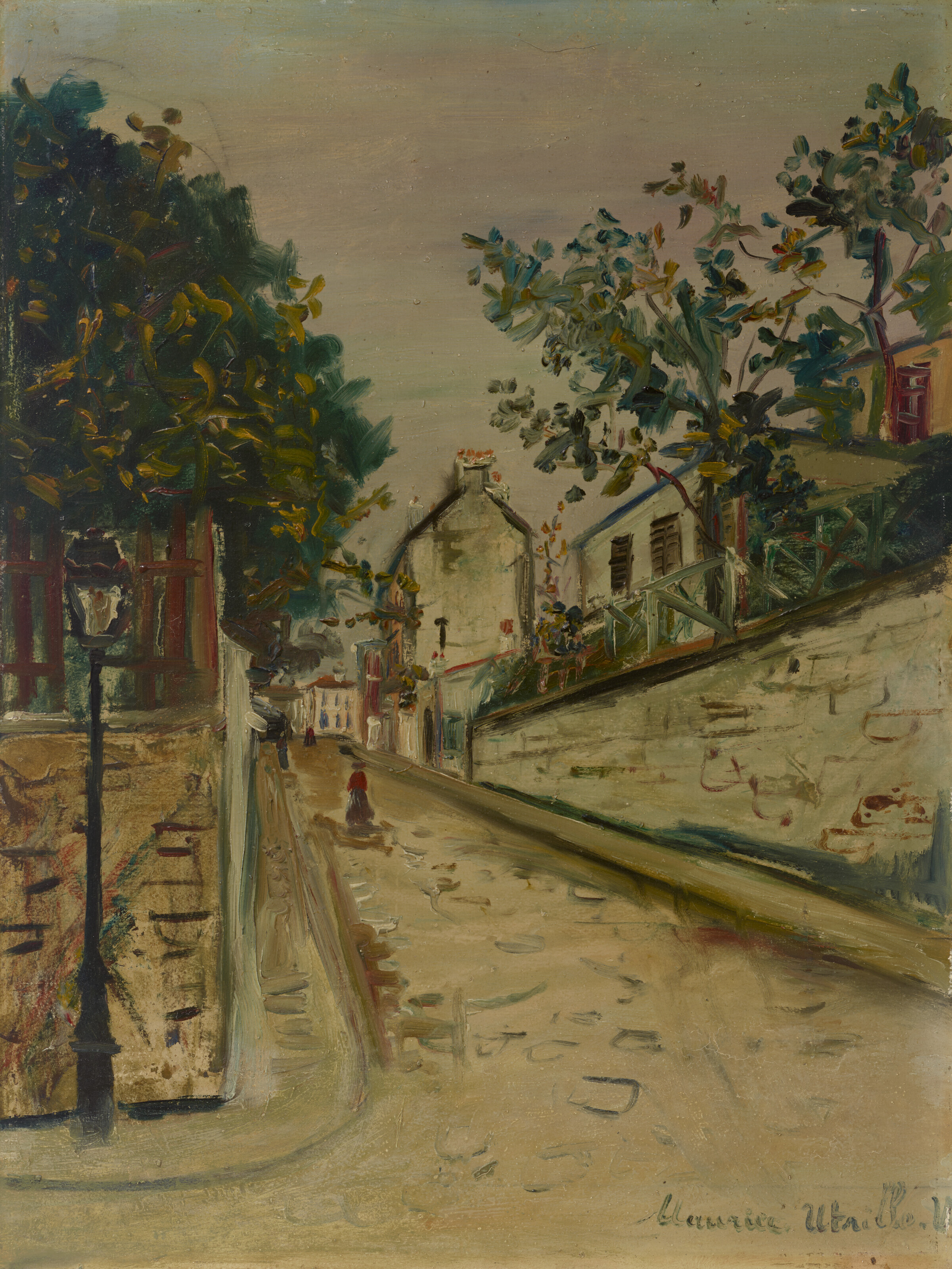 Maurice Utrillo — Улица Норвин на Монмартре