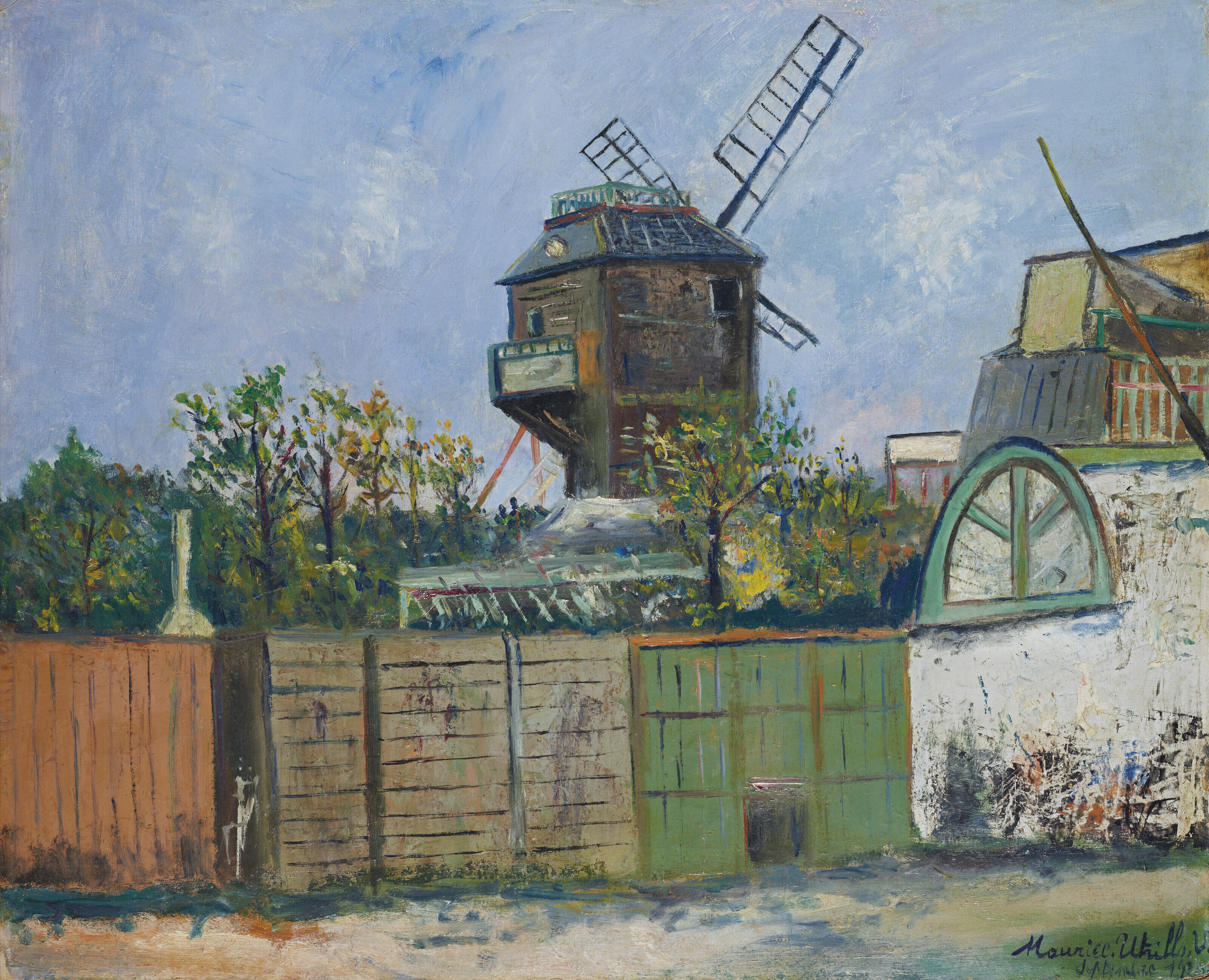 Maurice Utrillo — Ле-Мулен-де-ла-Галетт