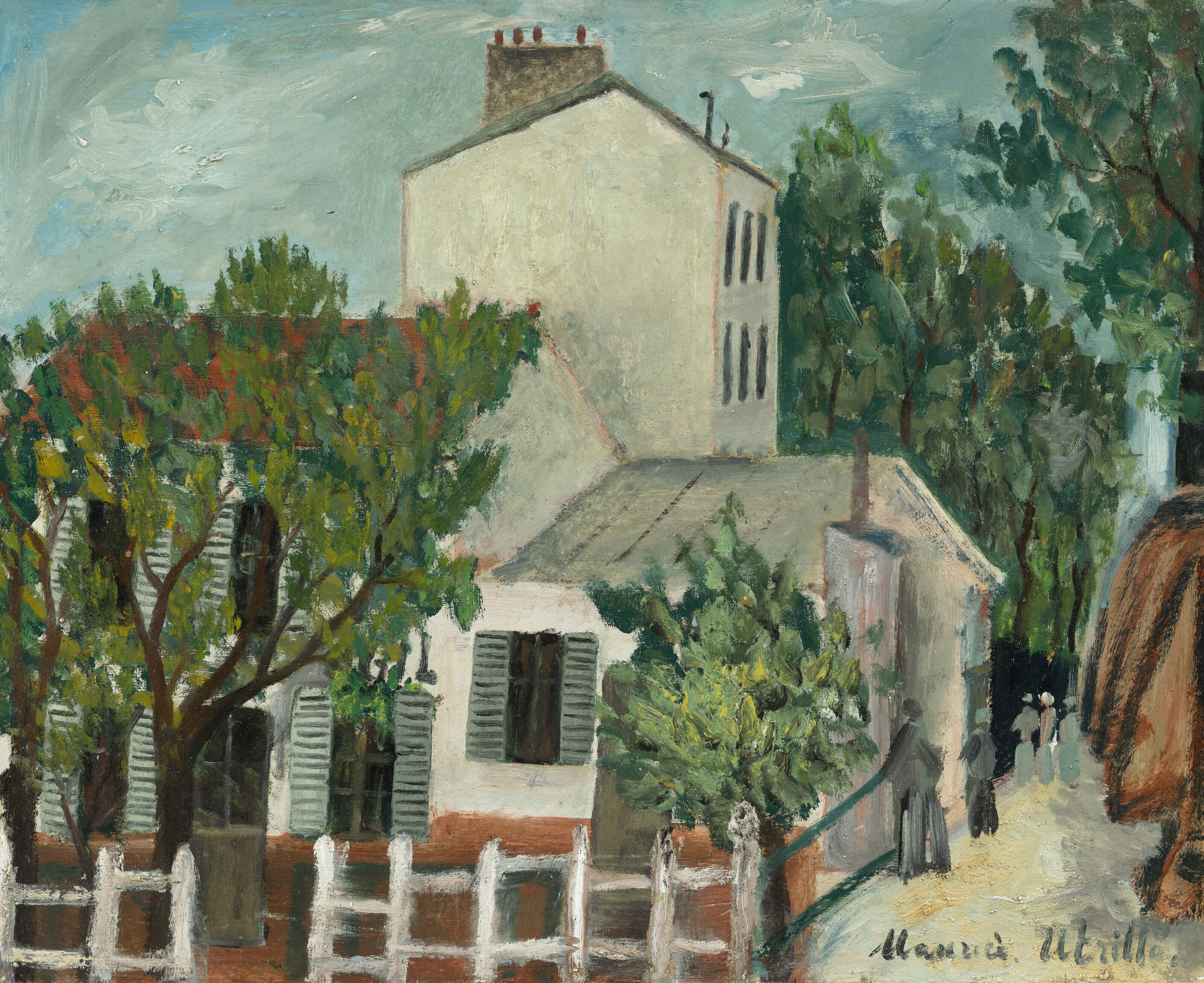 Maurice Utrillo — Ловкий Лапин на Монмартре
