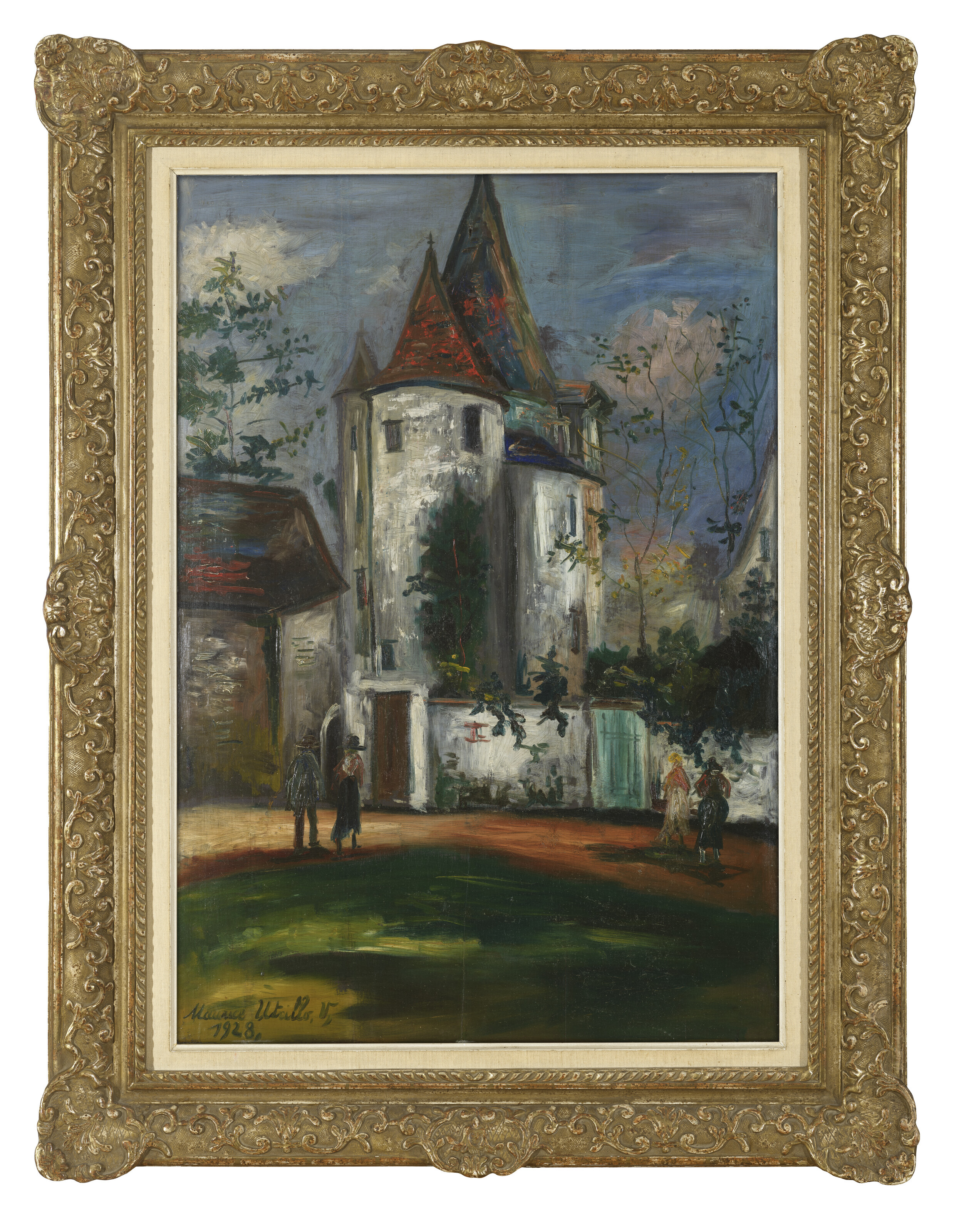 Maurice Utrillo — Фигуры, изображающие церковь, изображение 2