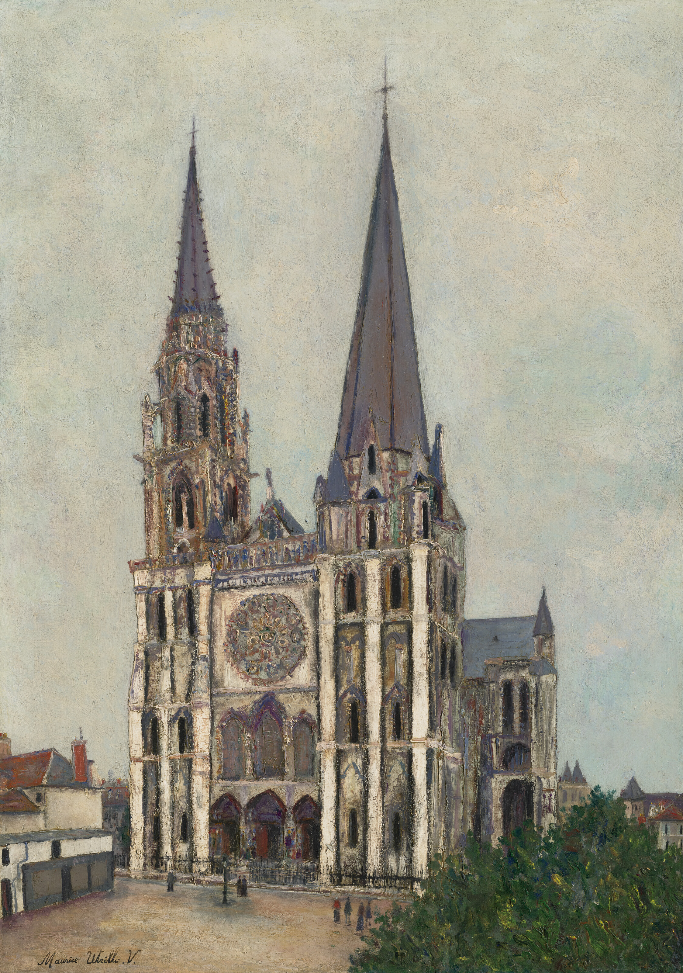 Maurice Utrillo — Кафедральный собор в Шартре (Эр-и-Луара)