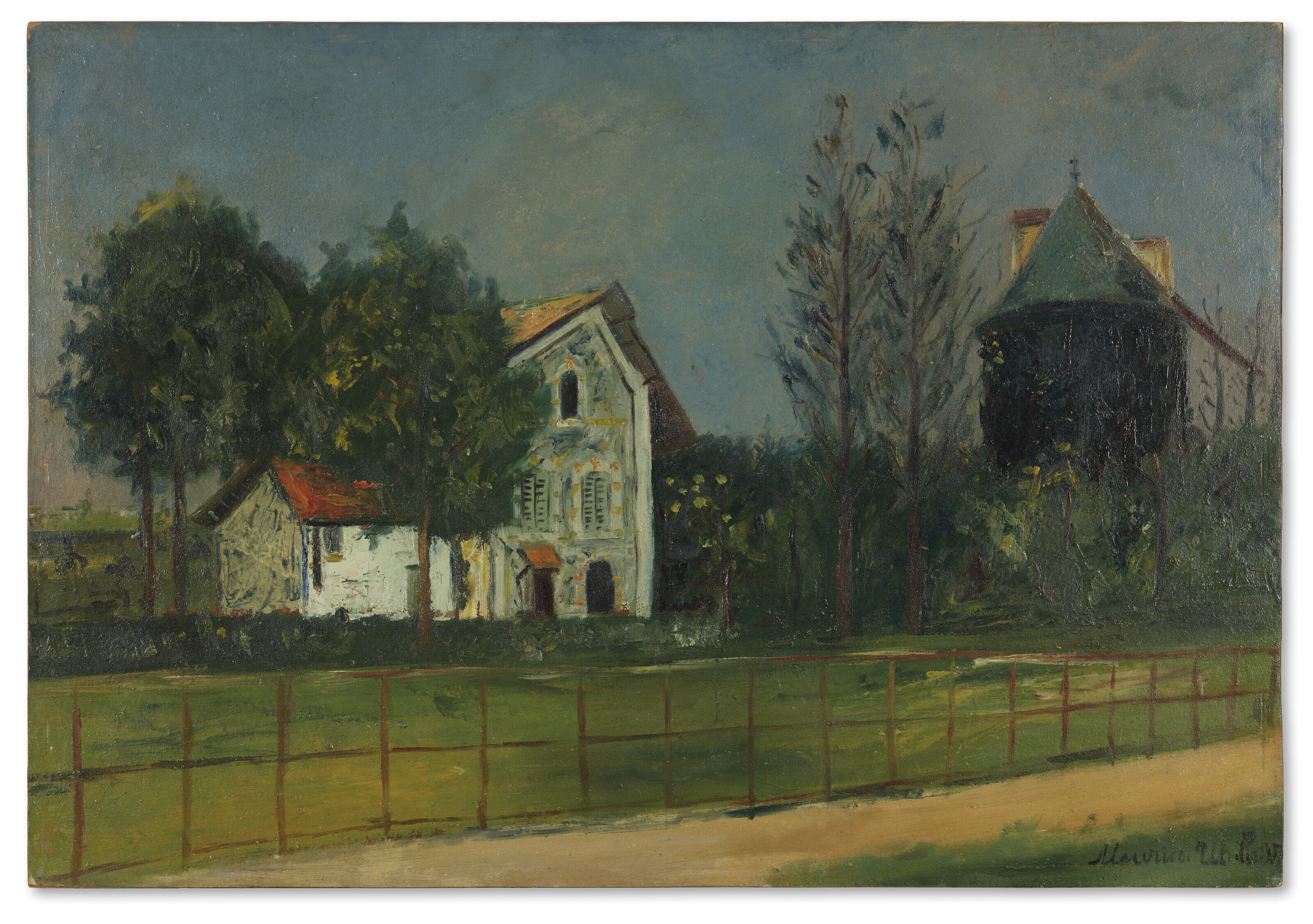 Maurice Utrillo — Мулен-де-Лоншан в Булонском лесу, изображение 3