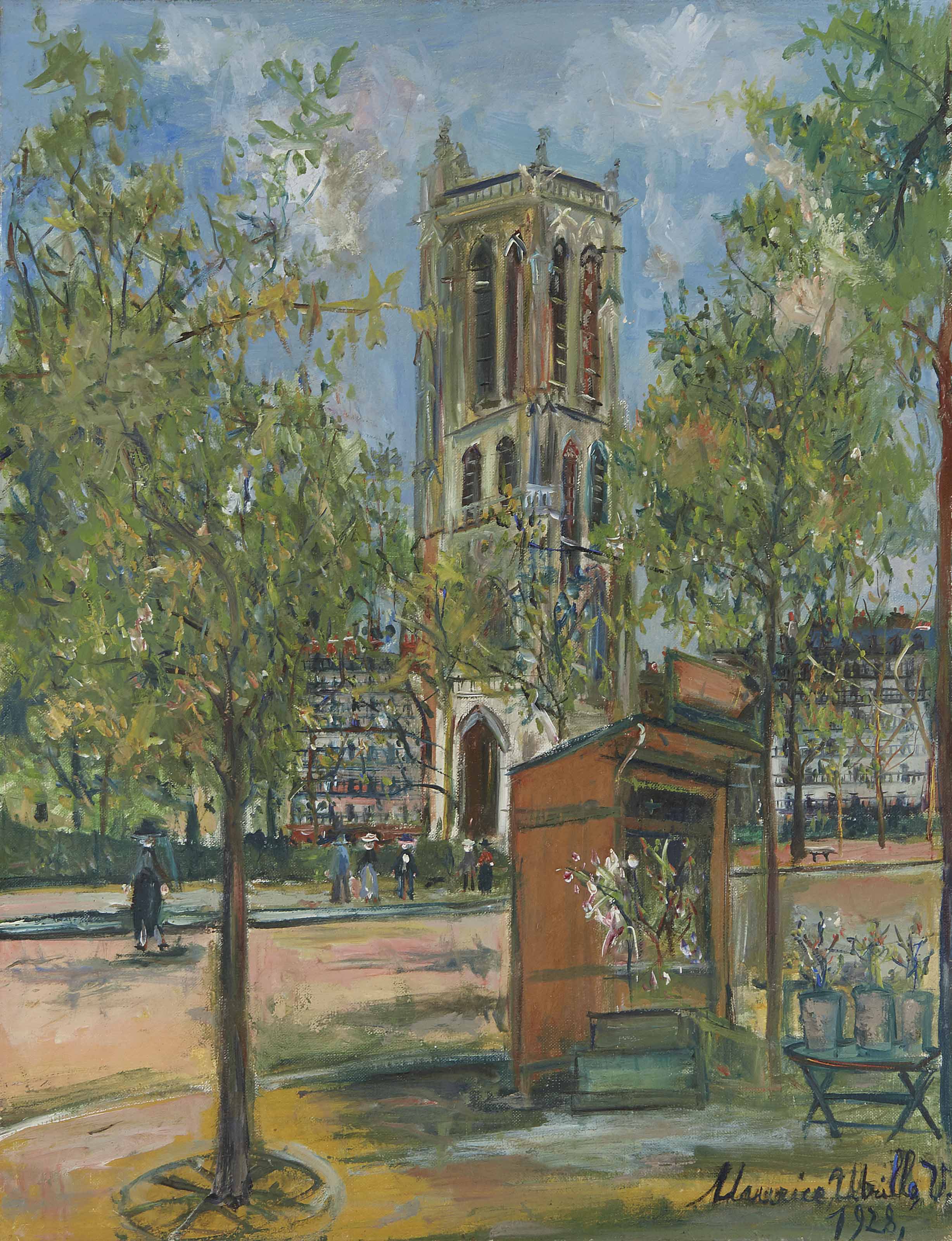 Maurice Utrillo — Экскурсия по Сен-Жаку в Париже