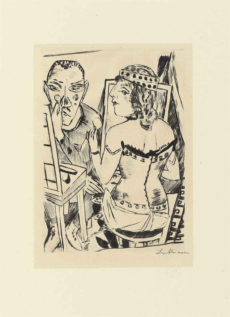 Max Beckmann — Ярмаркт (Хофмайер, 191-200), изображение 2