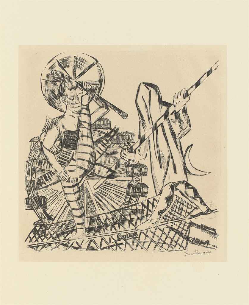 Max Beckmann — Ярмаркт (Хофмайер, 191-200), изображение 4