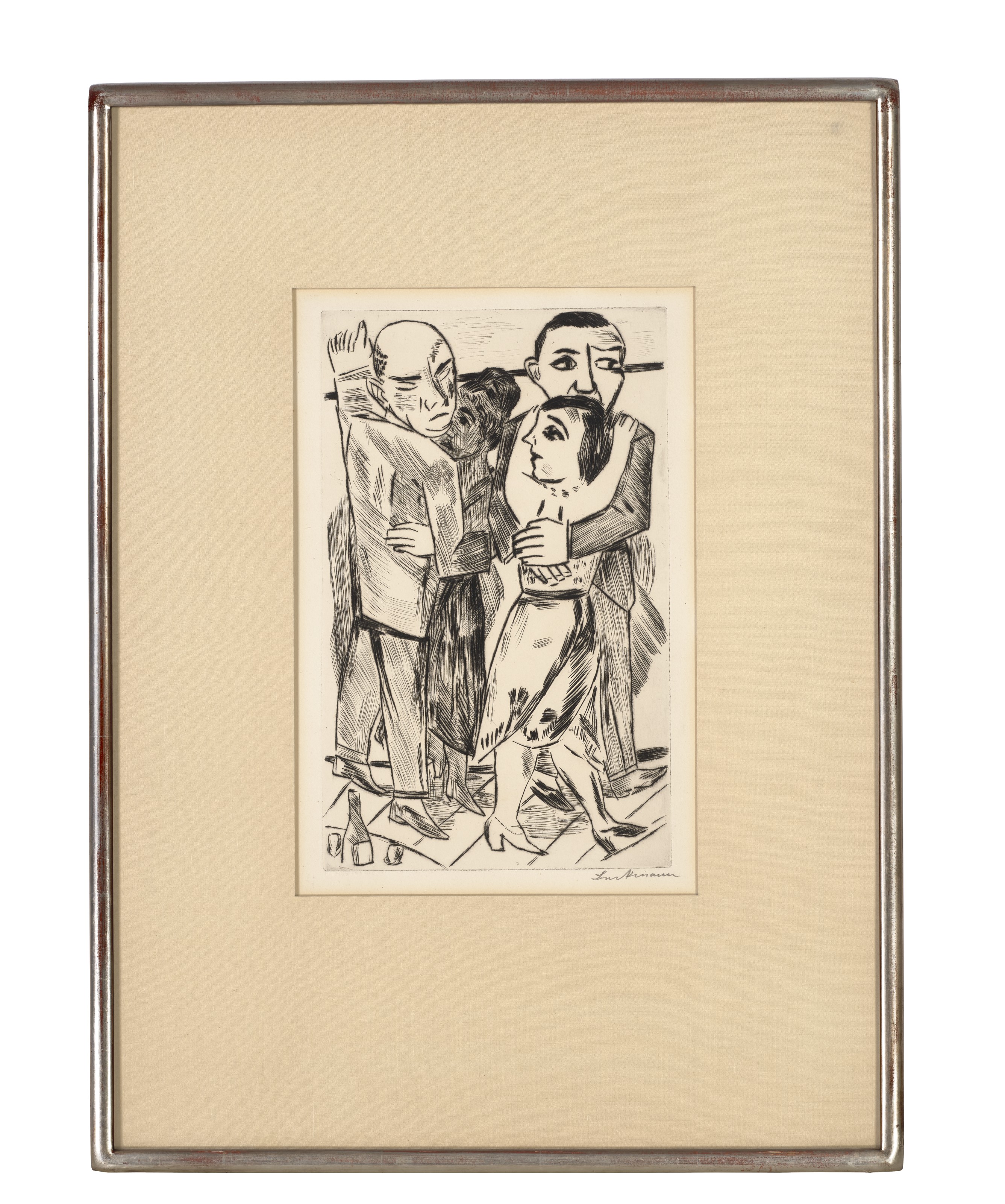 Max Beckmann — Zwei Tanzpaare (Две пары), изображение 2