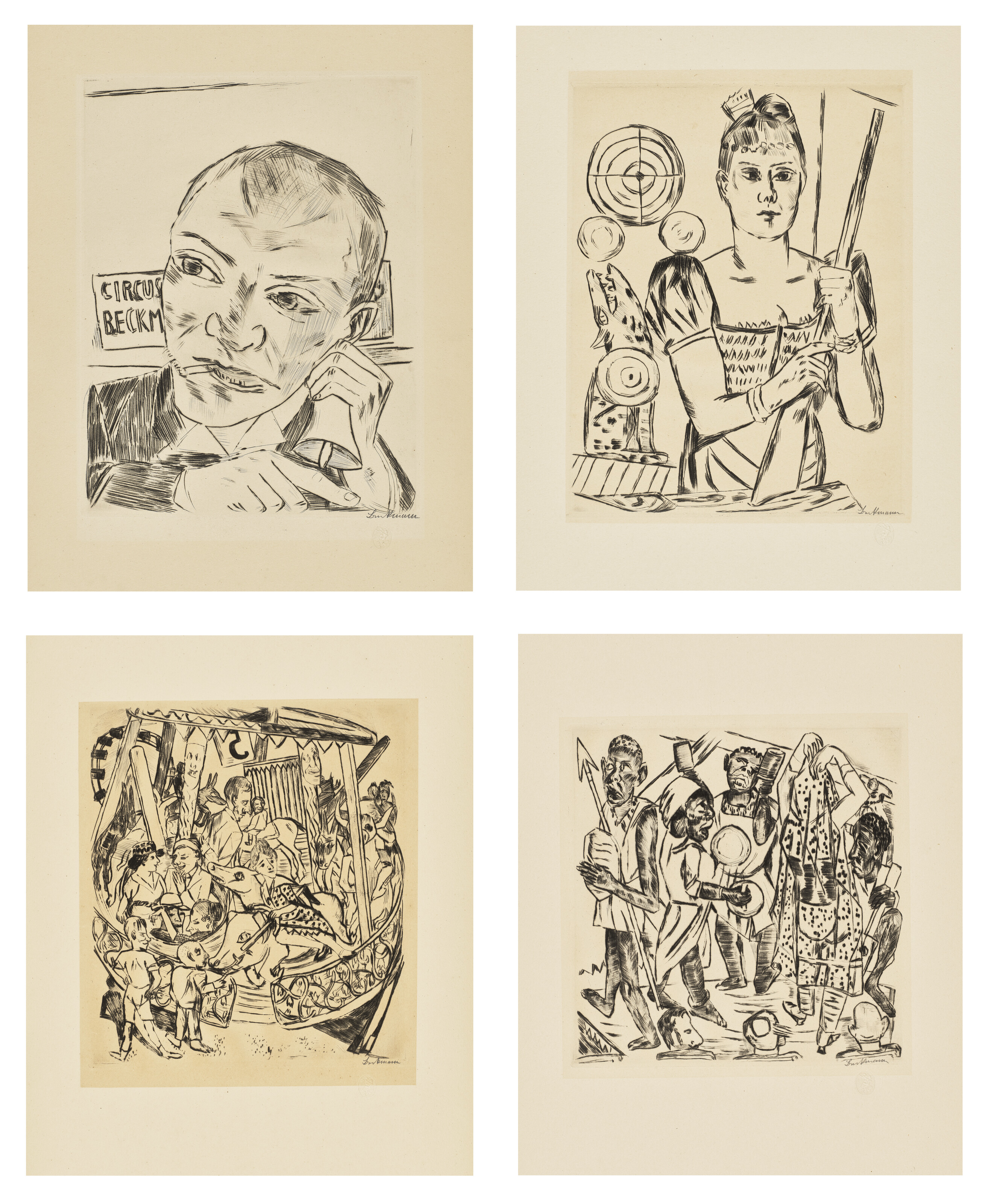 Max Beckmann — Ярмаркт