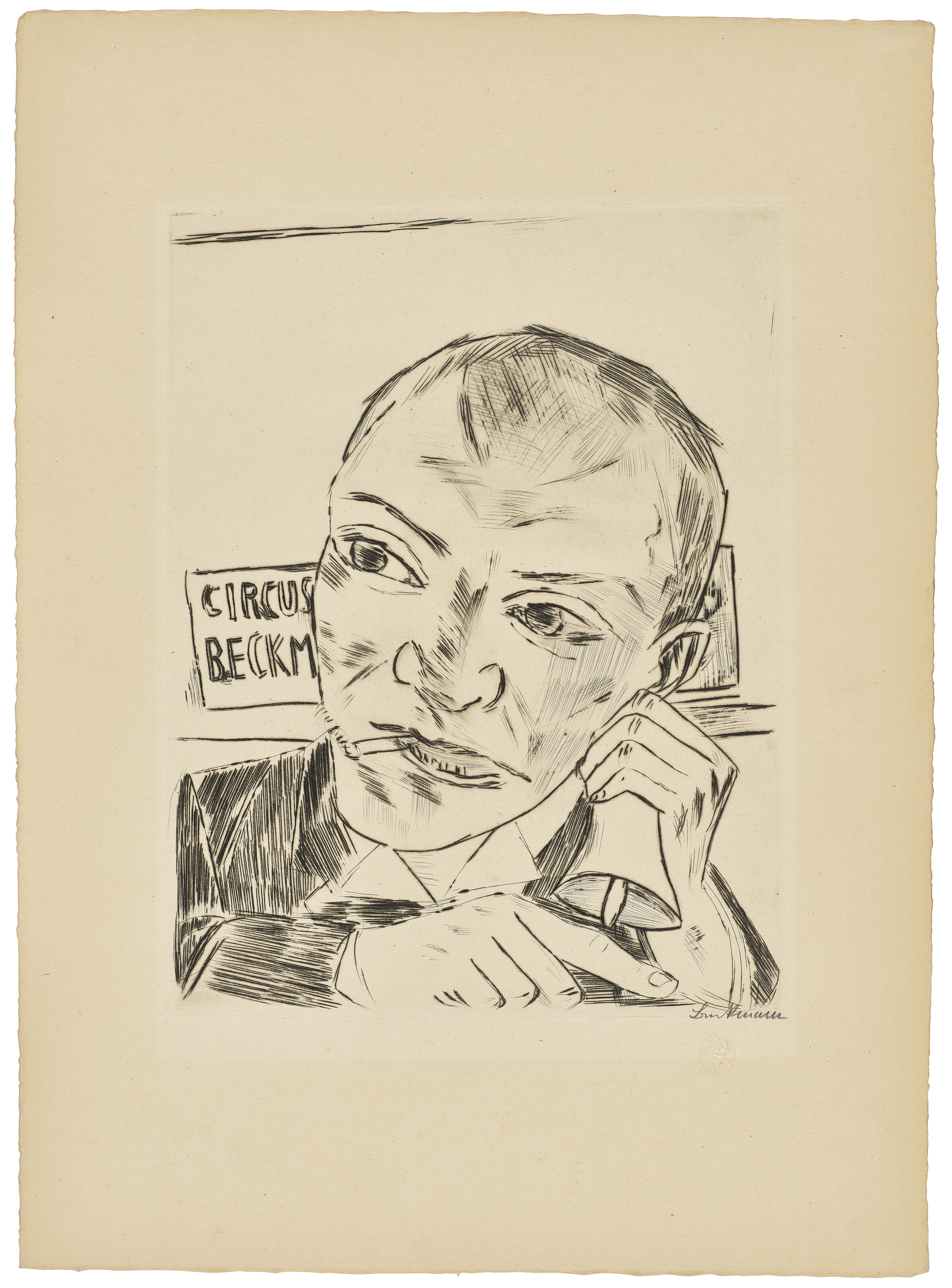Max Beckmann — Ярмаркт, изображение 2