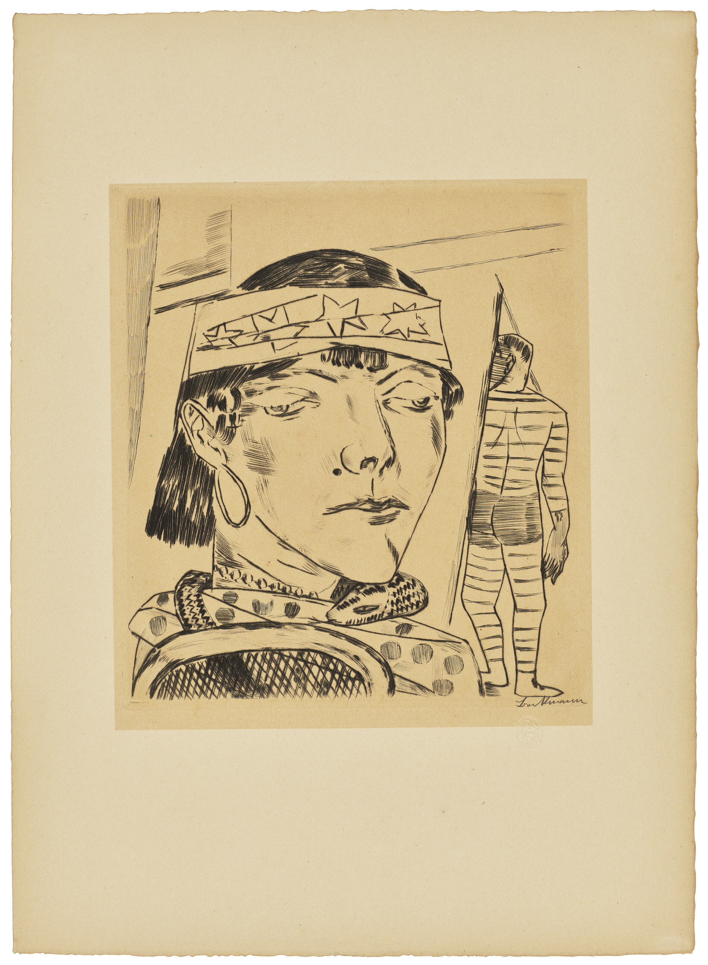 Max Beckmann — Ярмаркт, изображение 11