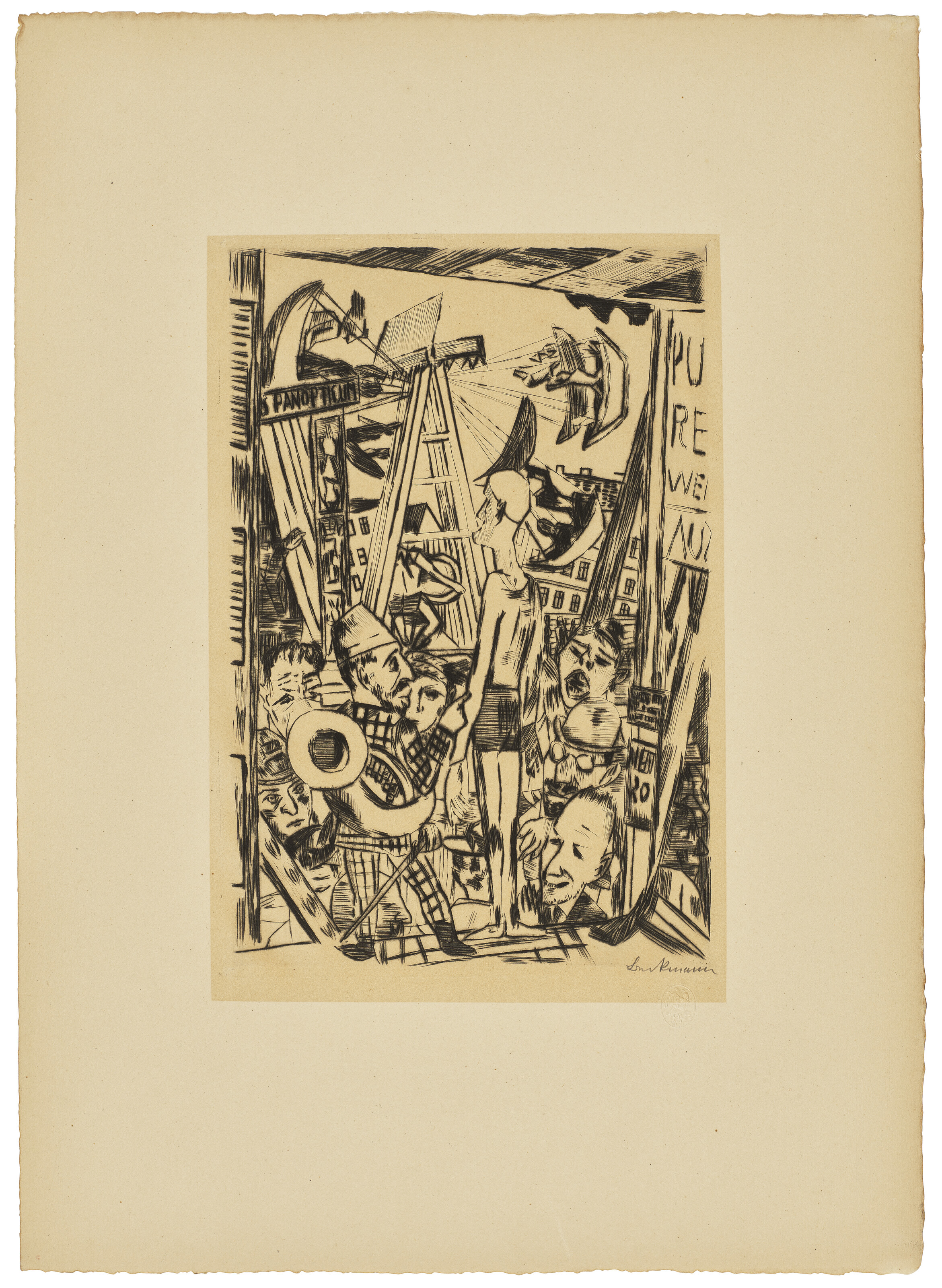 Max Beckmann — Ярмаркт, изображение 6