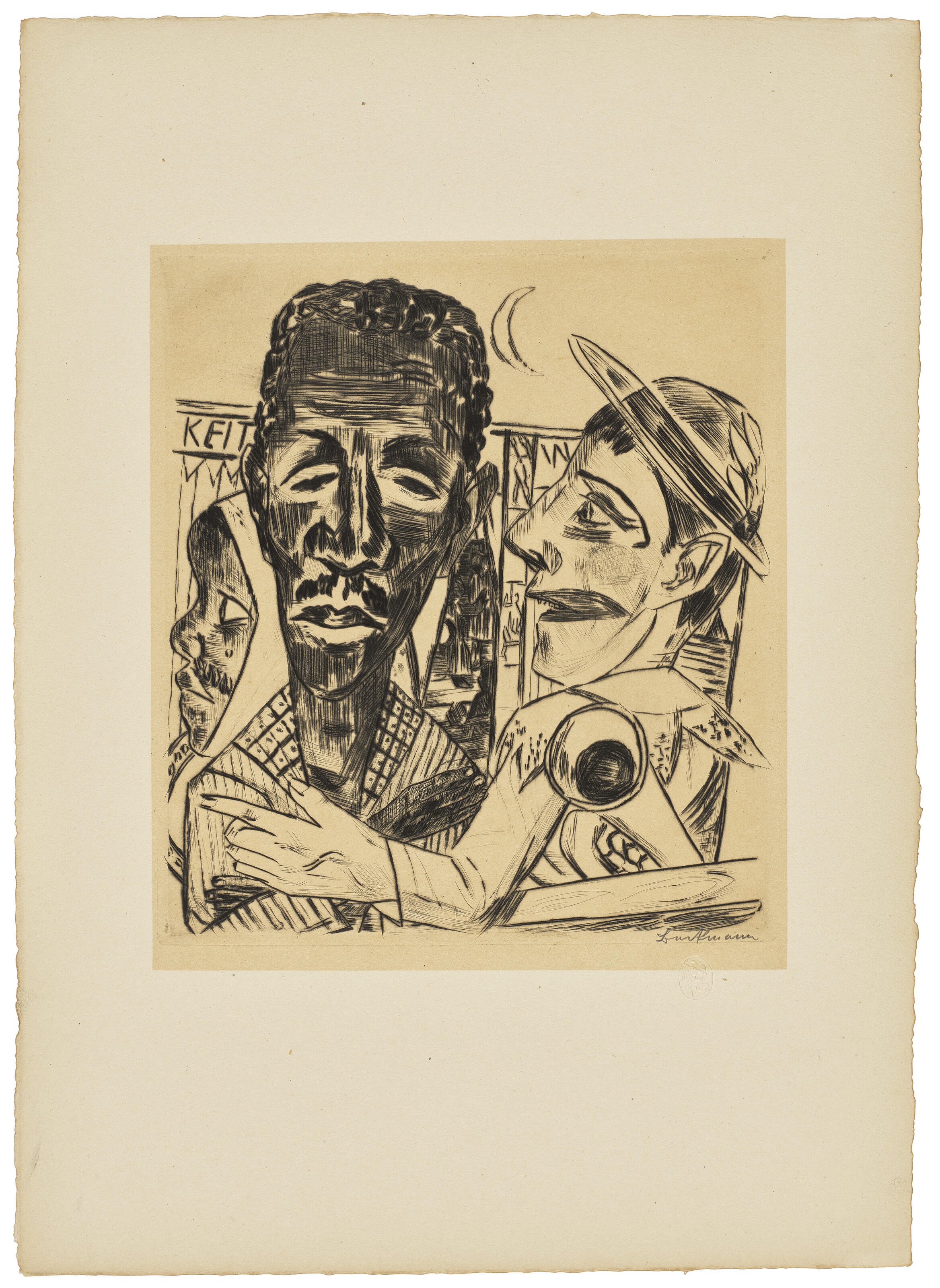 Max Beckmann — Ярмаркт, изображение 7