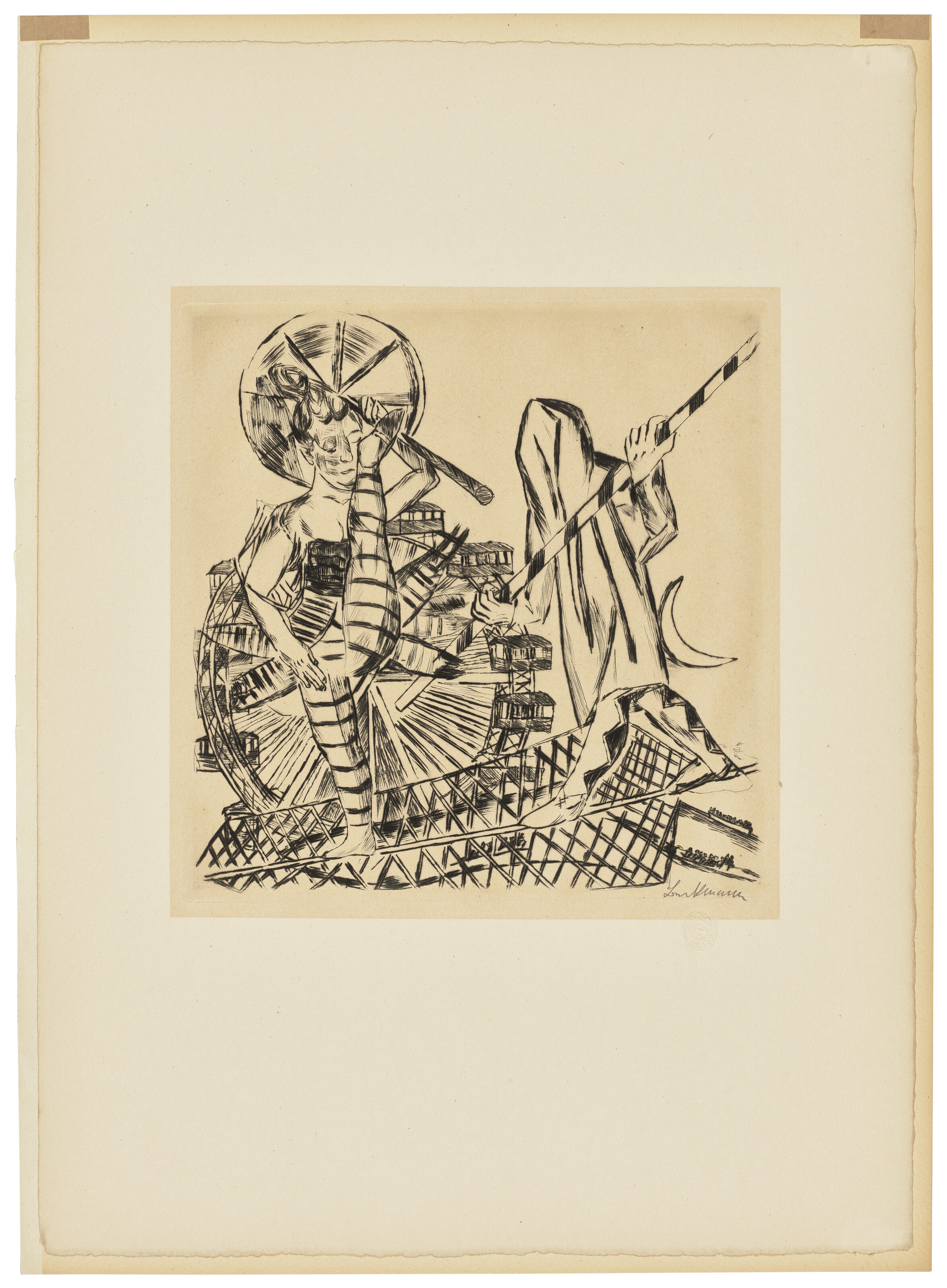 Max Beckmann — Ярмаркт, изображение 9