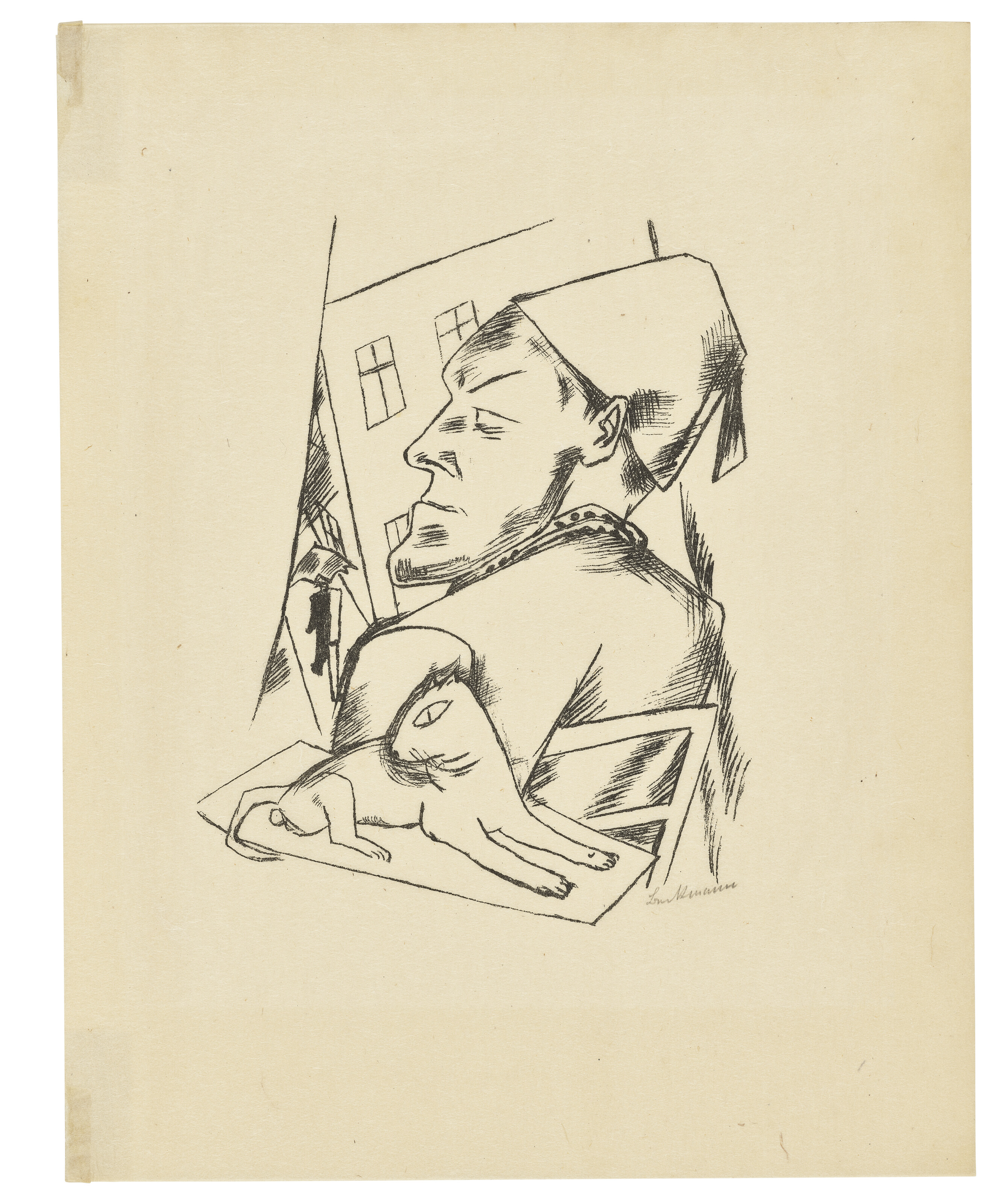 Max Beckmann — Лили фон Браунберенс: Городская ночь (Stadtnacht), изображение 5