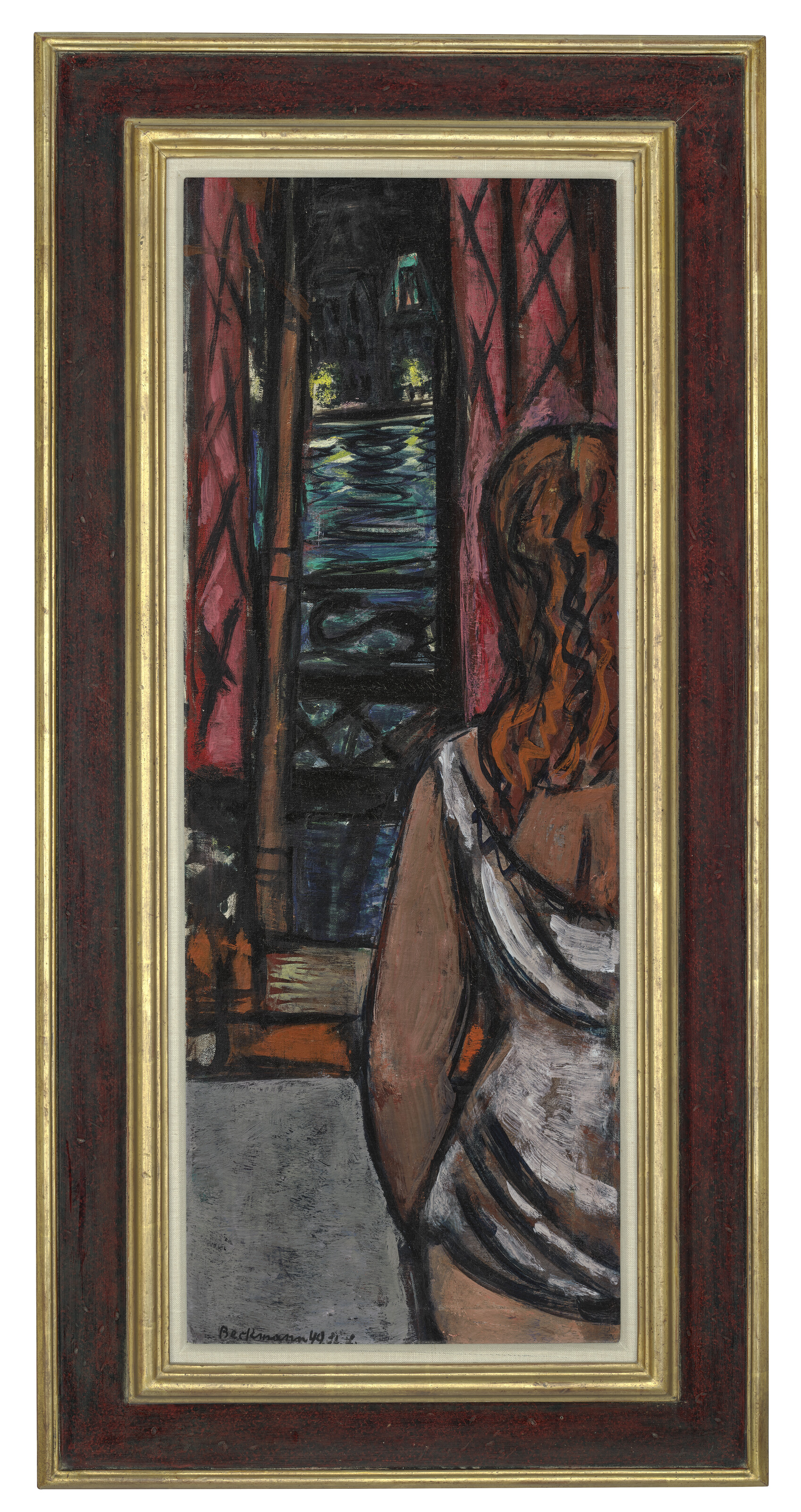 Max Beckmann — Хемдфрау (на балконе), изображение 2