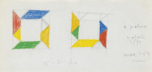 Max Bill — Композиция, 1970 год