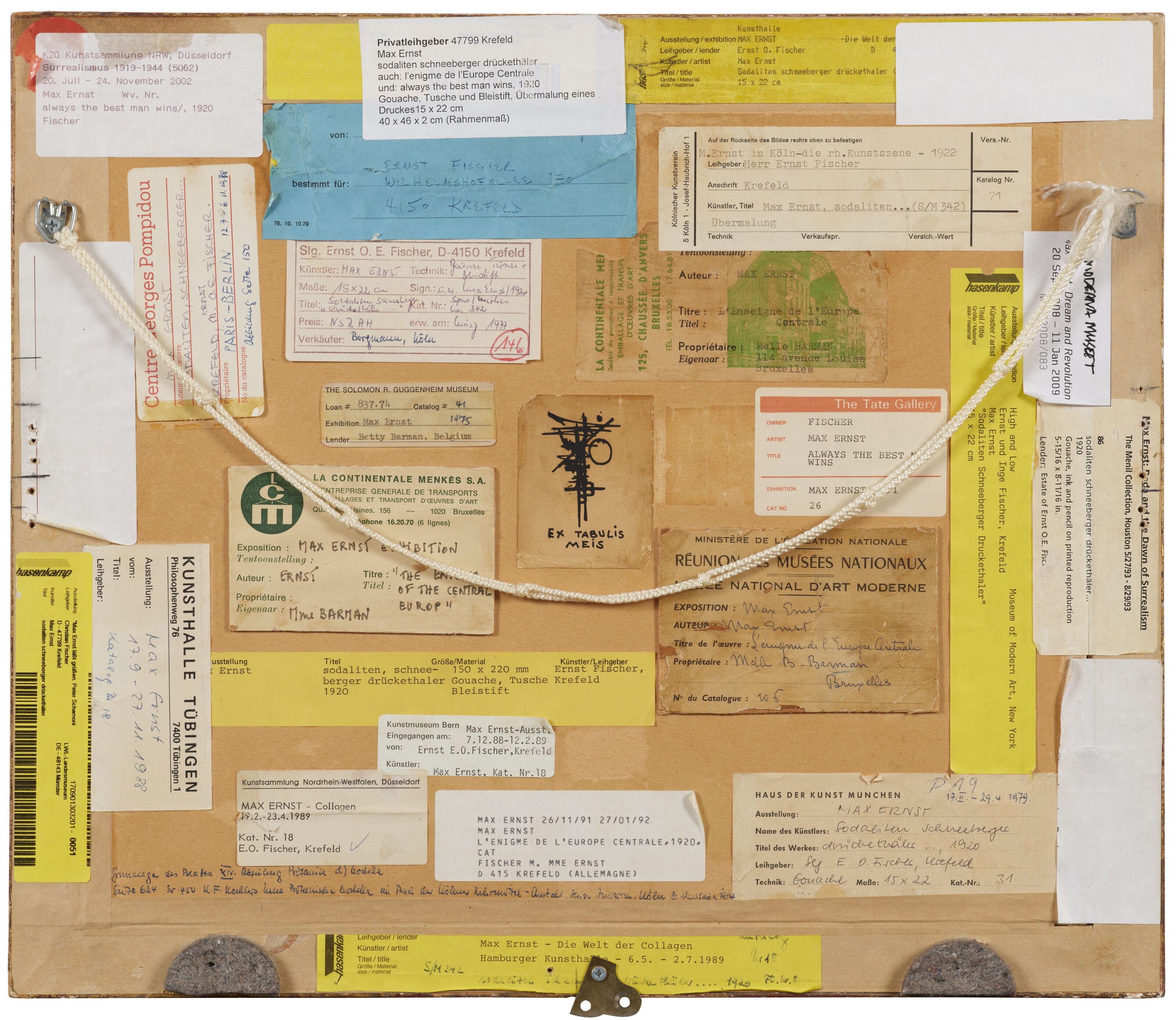 Max Ernst — лучший друг Шнеебергера ("Знамя Центральной Европы", или "всегда побеждает сильнейший"), изображение 3
