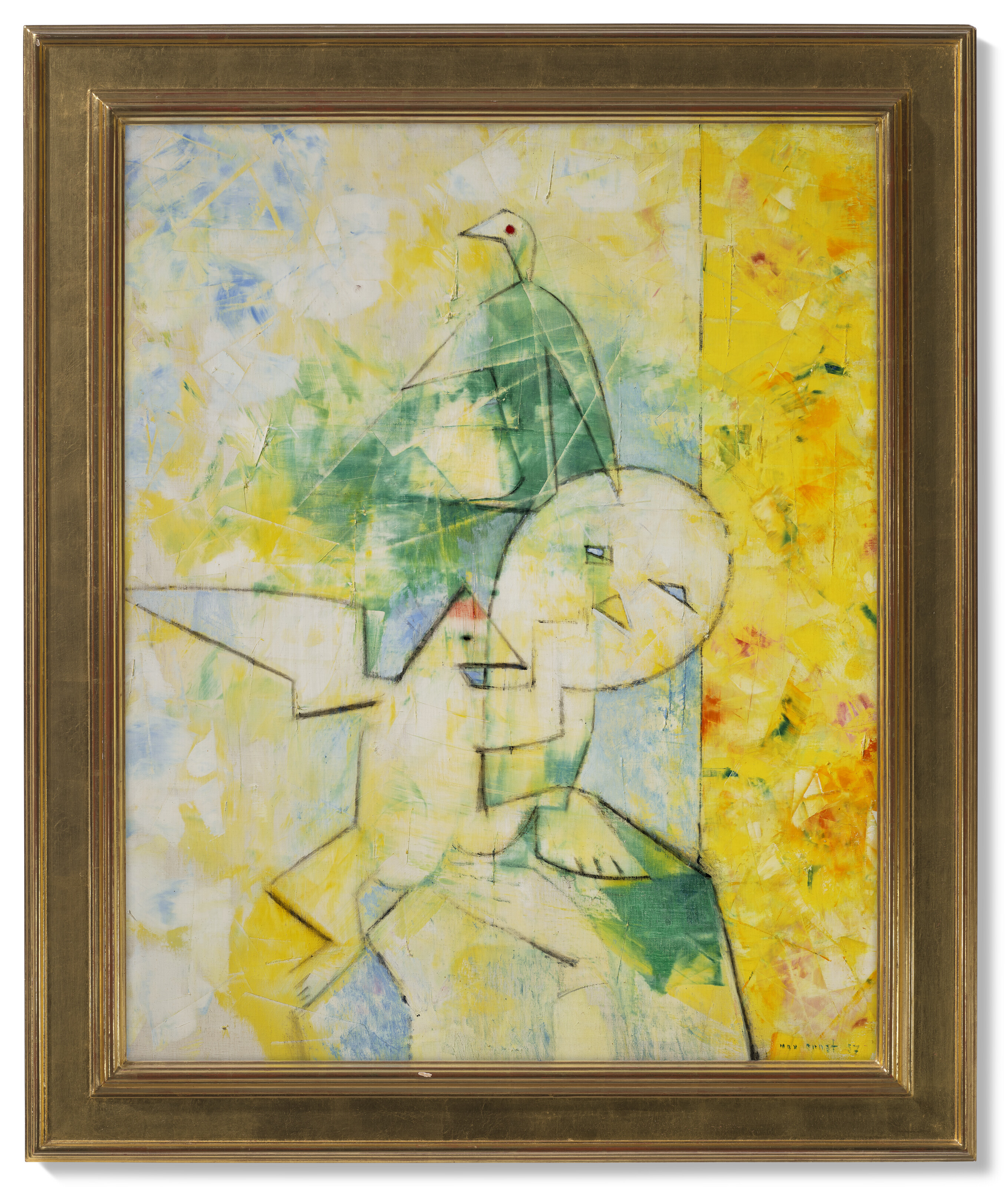 Max Ernst — Без названия (Человек с двумя птицами), изображение 2