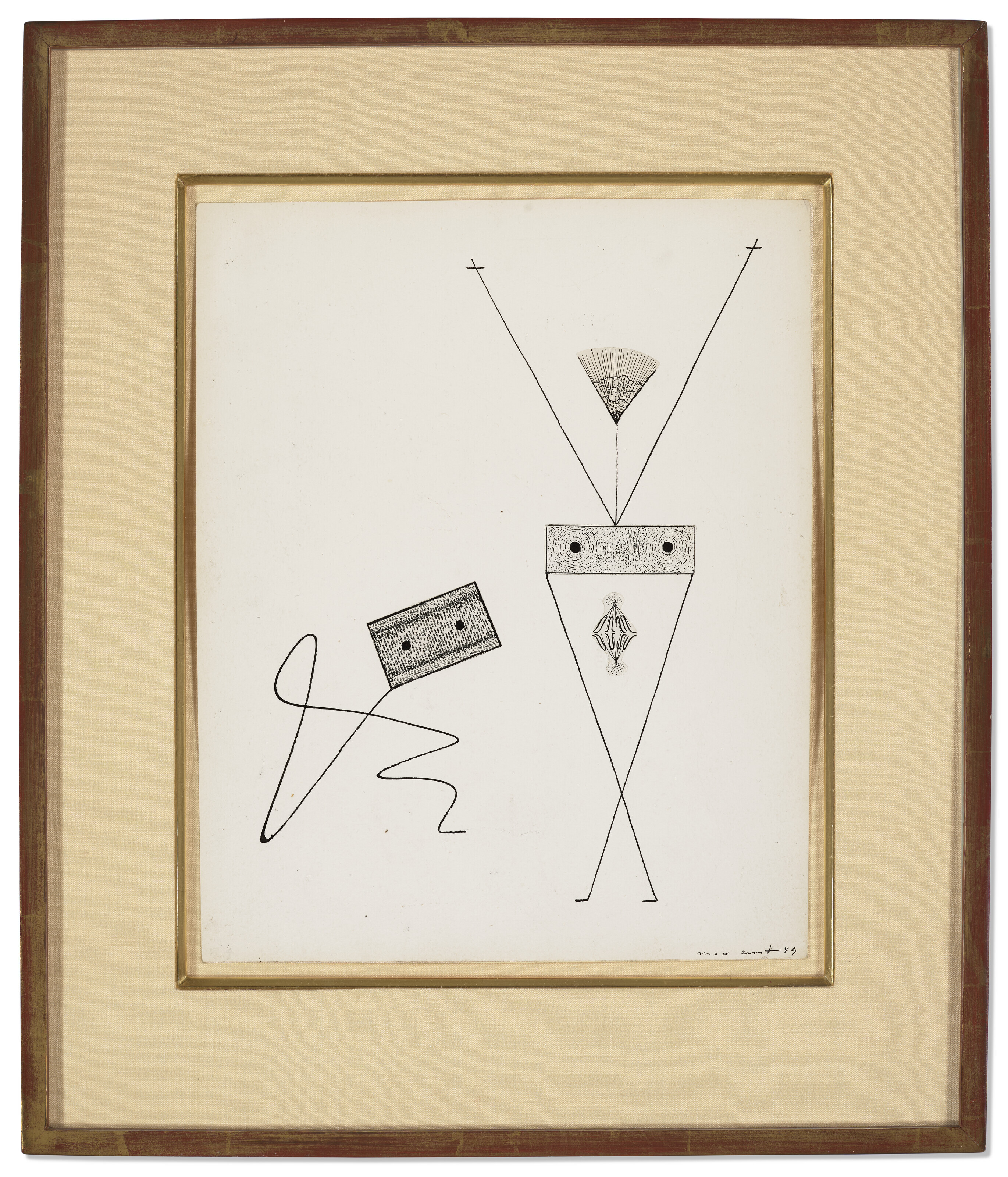 Max Ernst — Иллюстрации к тексту "Перегородка", С.77, изображение 2