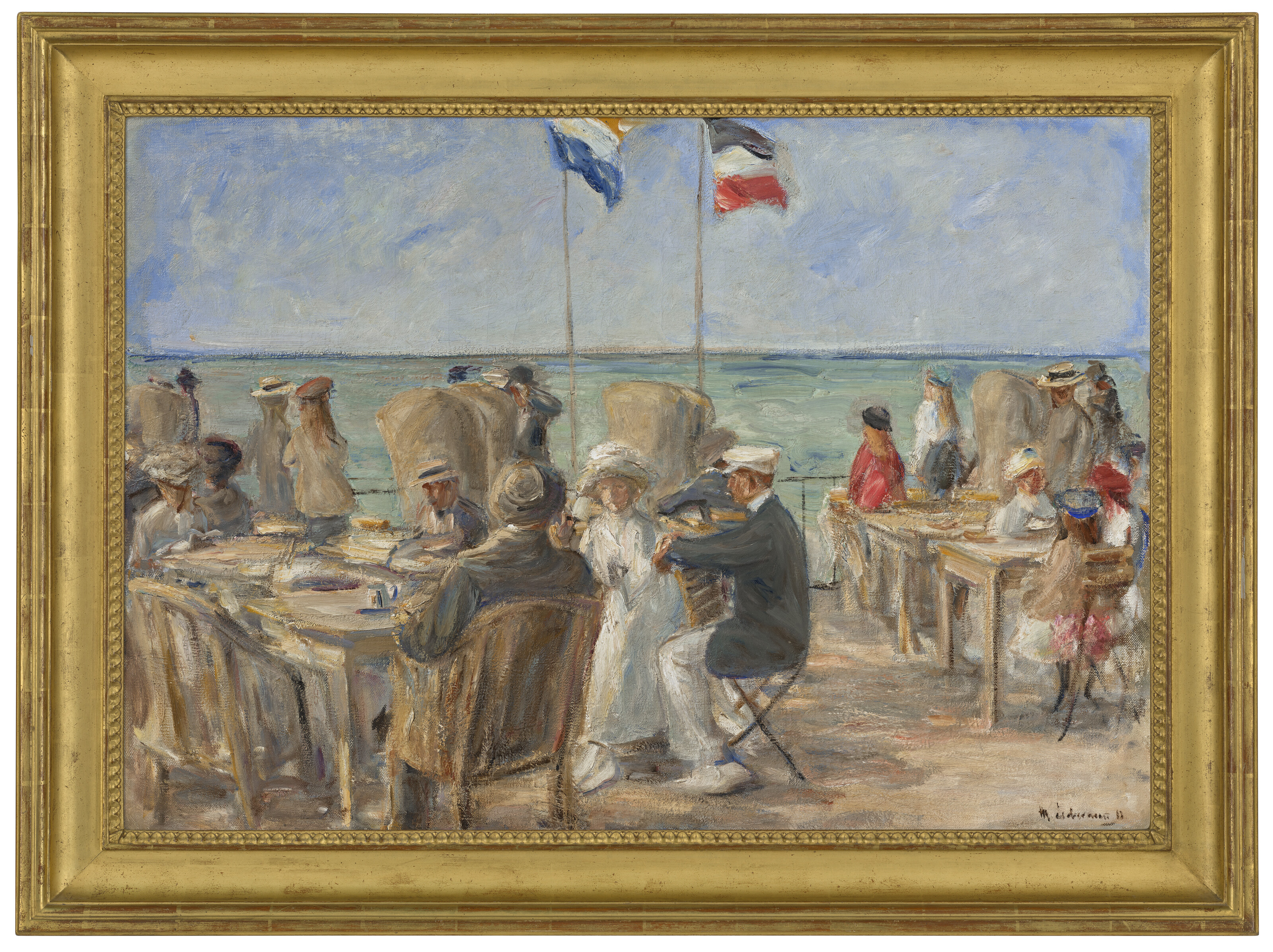 Max Liebermann — Страндтеррассе в Нордвейке (Huis ter Duin), изображение 2