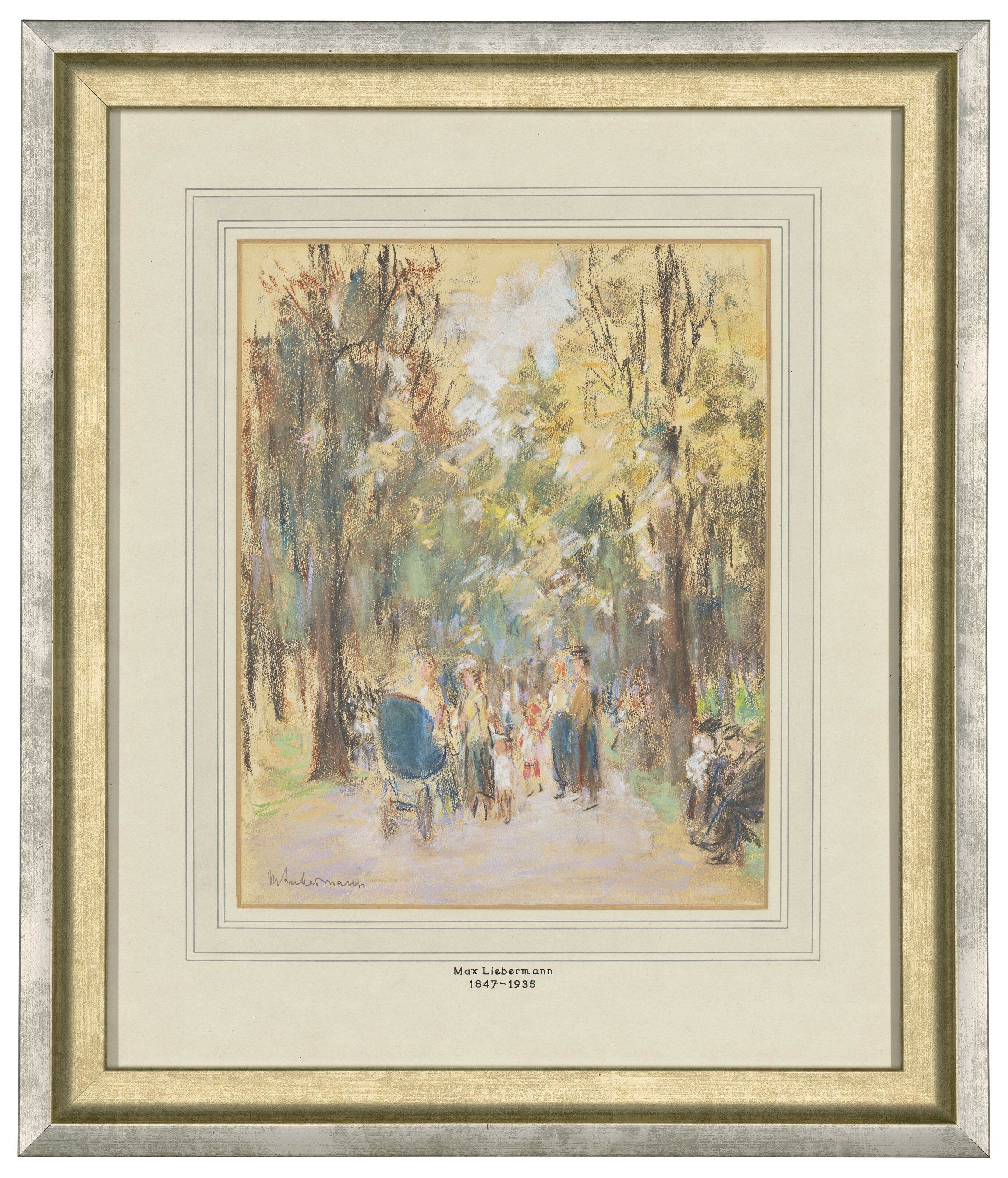 Max Liebermann — Отдых в Тиргартене, изображение 2