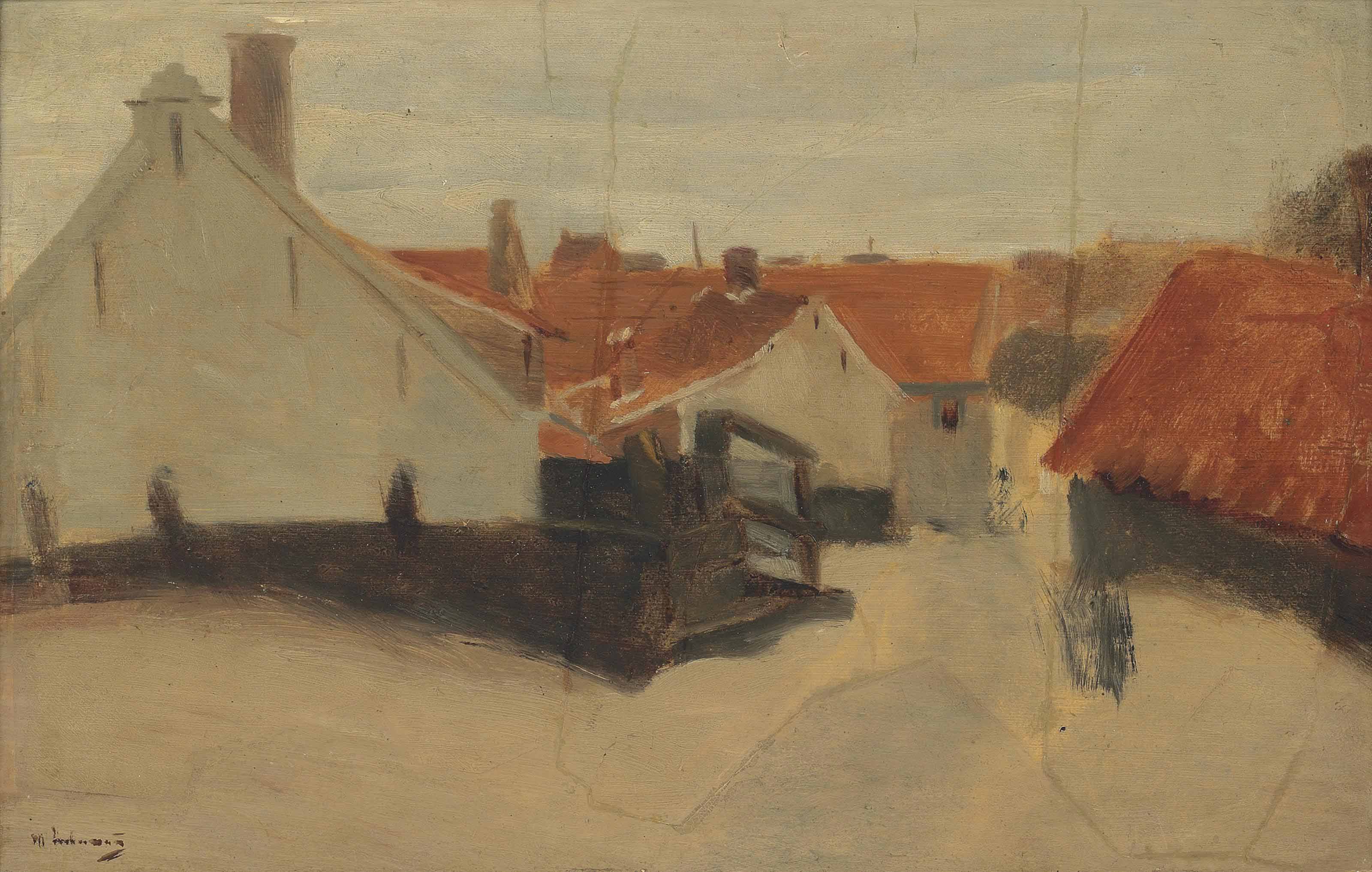 Max Liebermann — Штрассе в Схевенингене