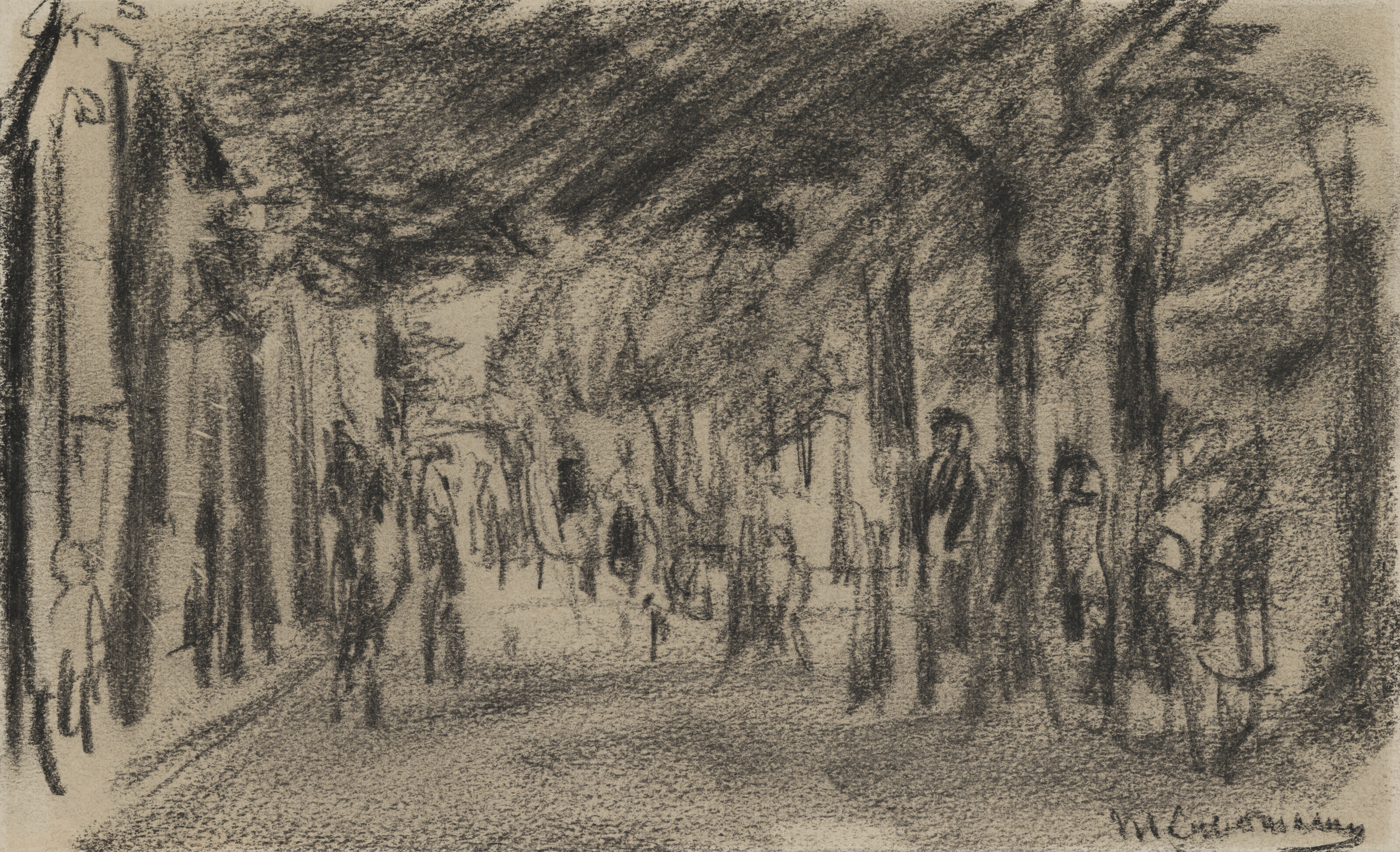Max Liebermann — Пешеходная улица Дорфштрассе