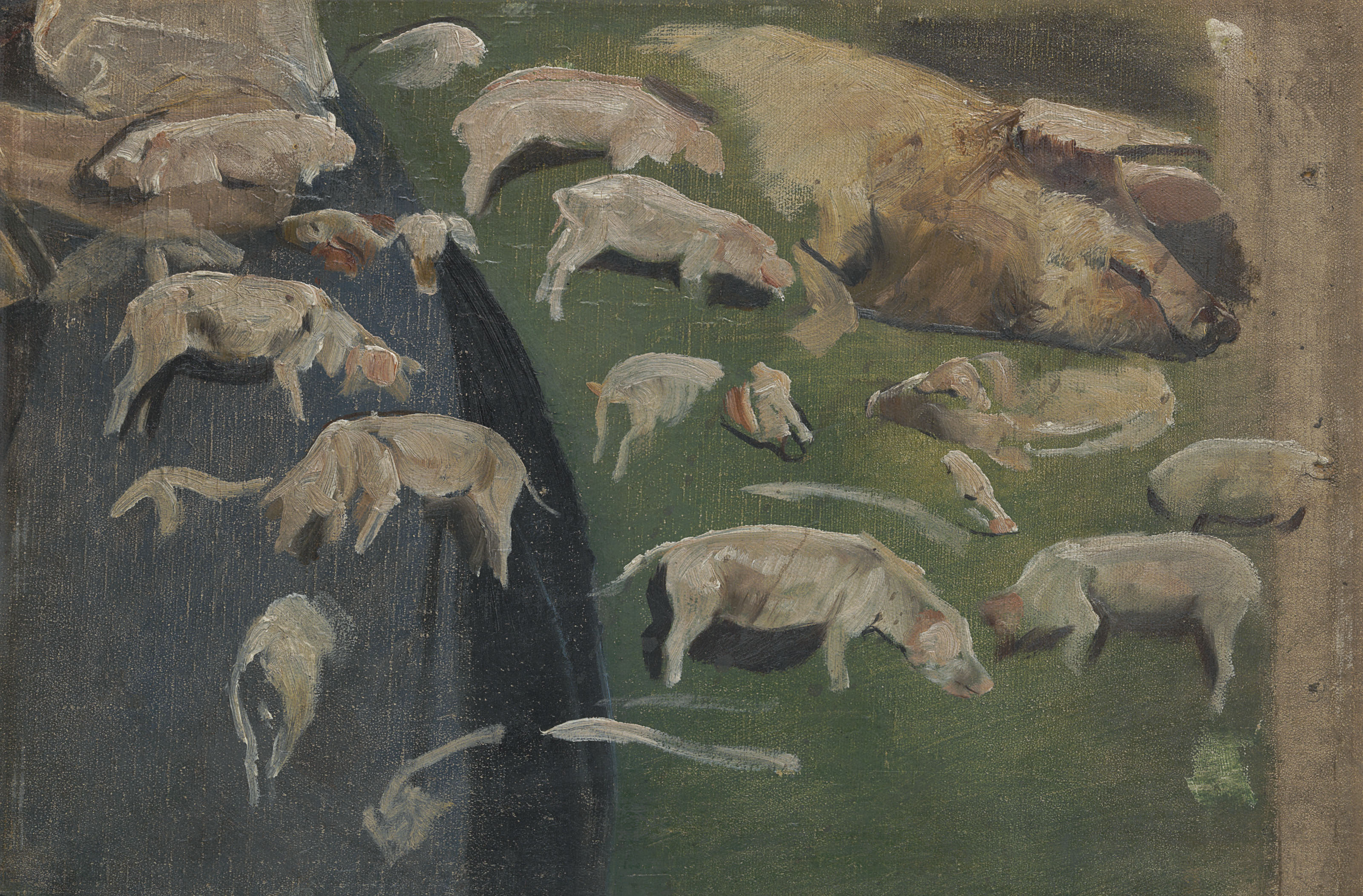 Max Liebermann — Муттерзау и Феркель, Студия в Швейнекобене