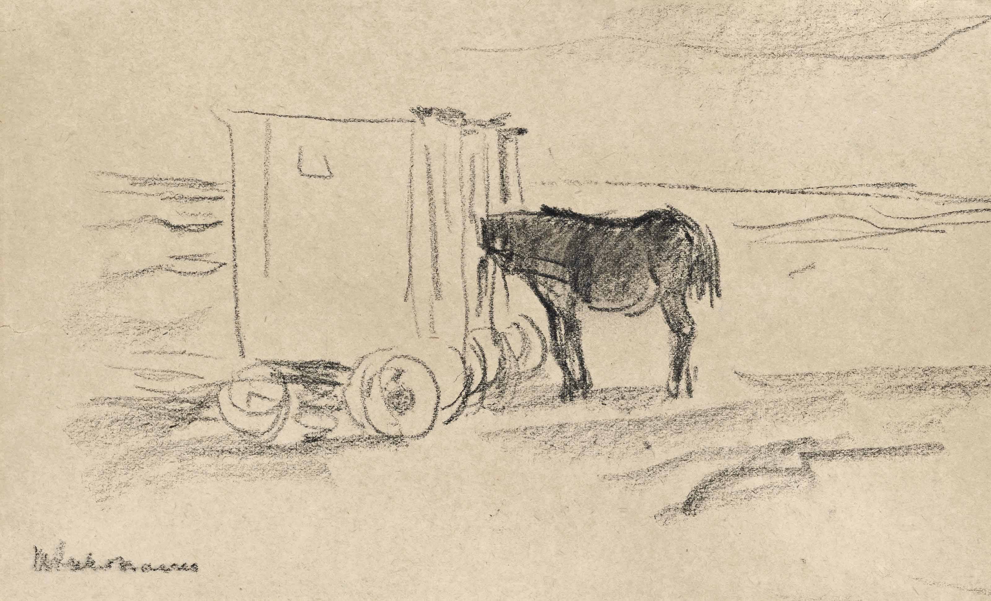 Max Liebermann — Бадекаррен и озеро на берегу Нордвейка