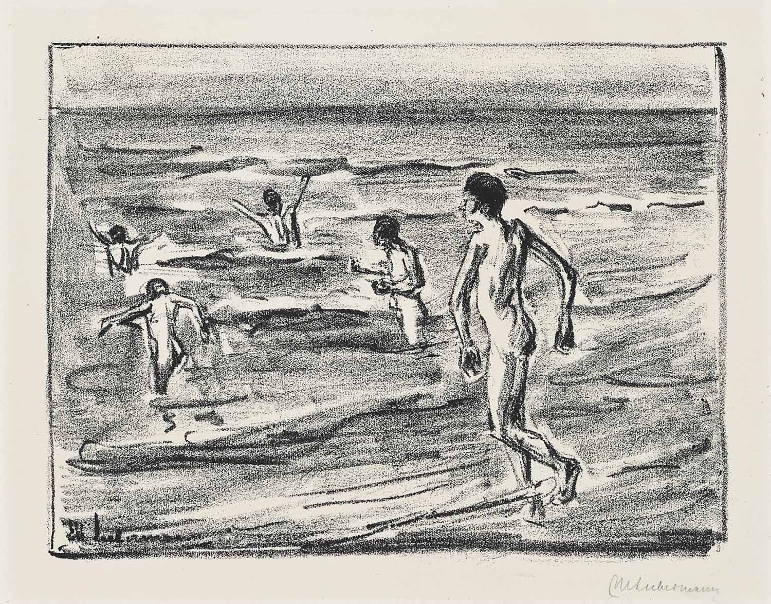 Max Liebermann — Баденде Юнген