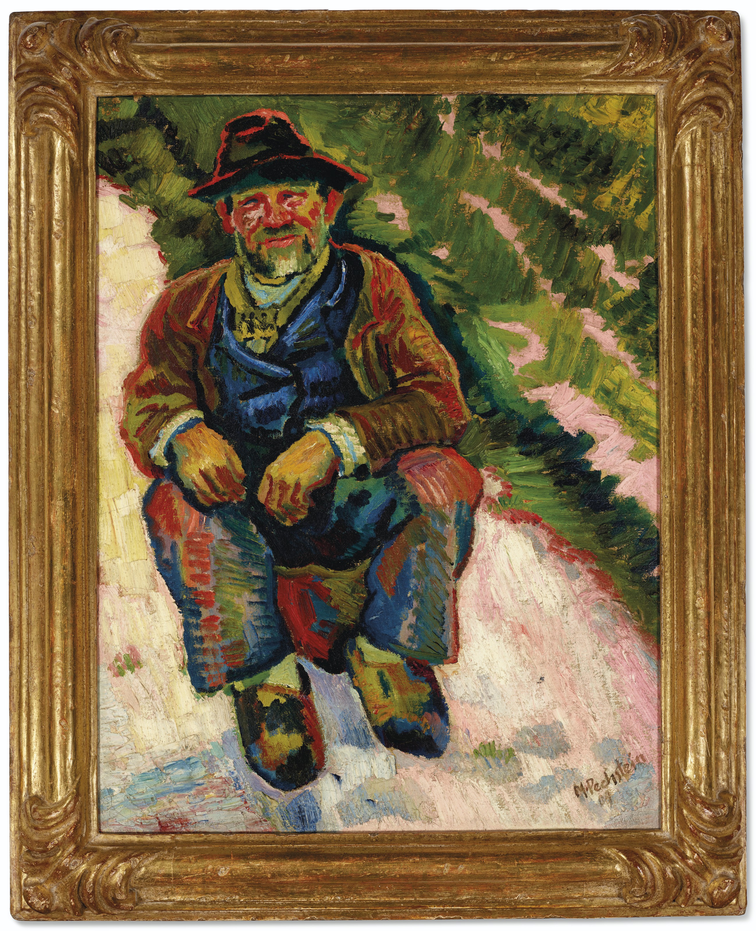 Max Pechstein — Ситцендер Манн, изображение 2