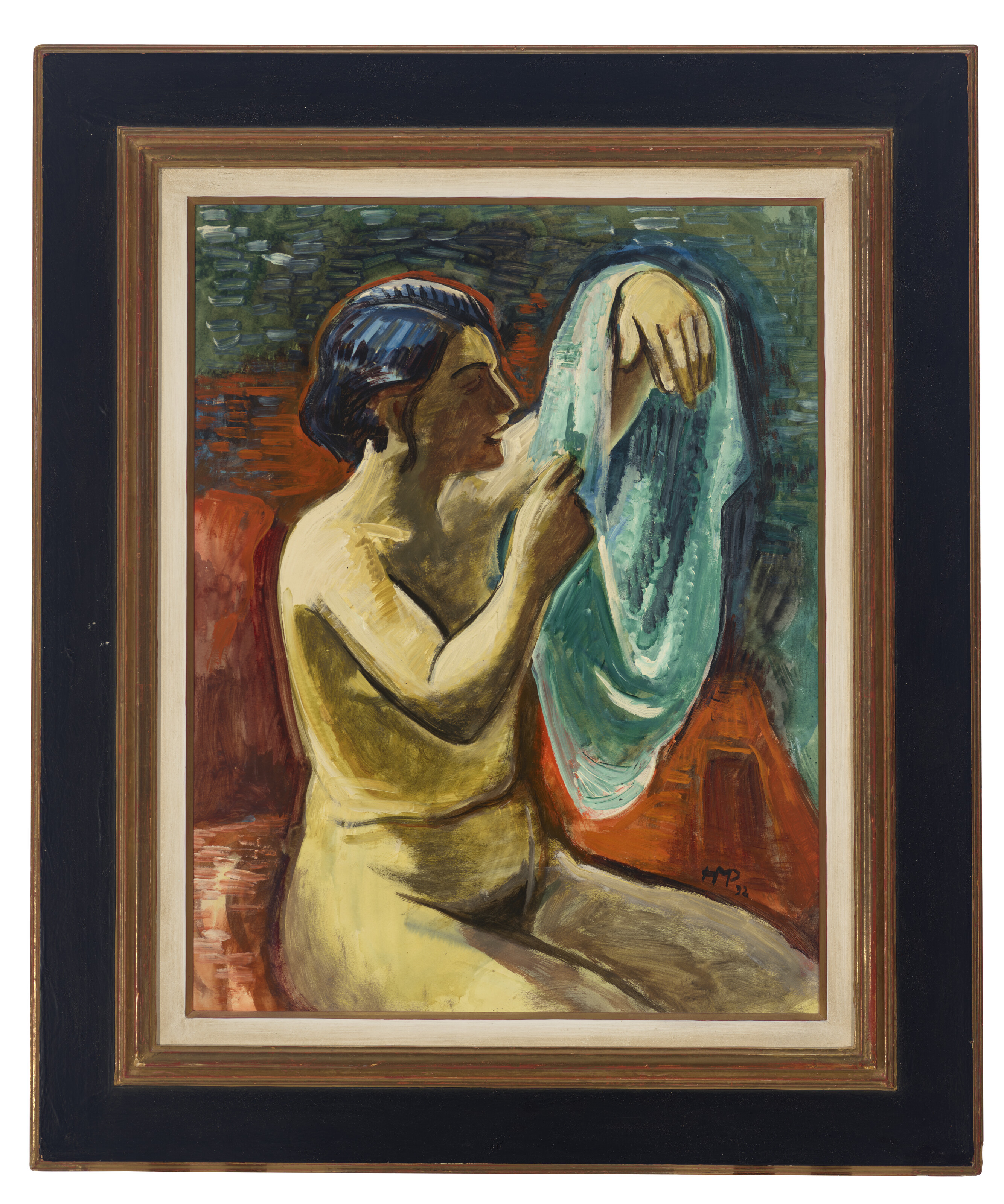 Max Pechstein — Акт III, ситценд фон ворн (Марта), изображение 3