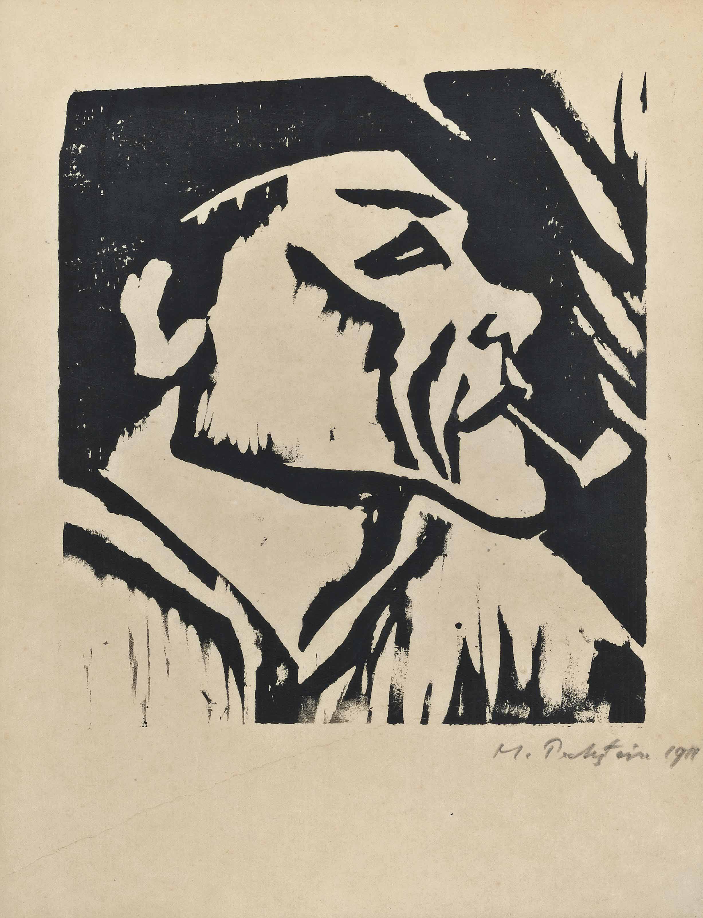 Max Pechstein — Фишеркопф XI