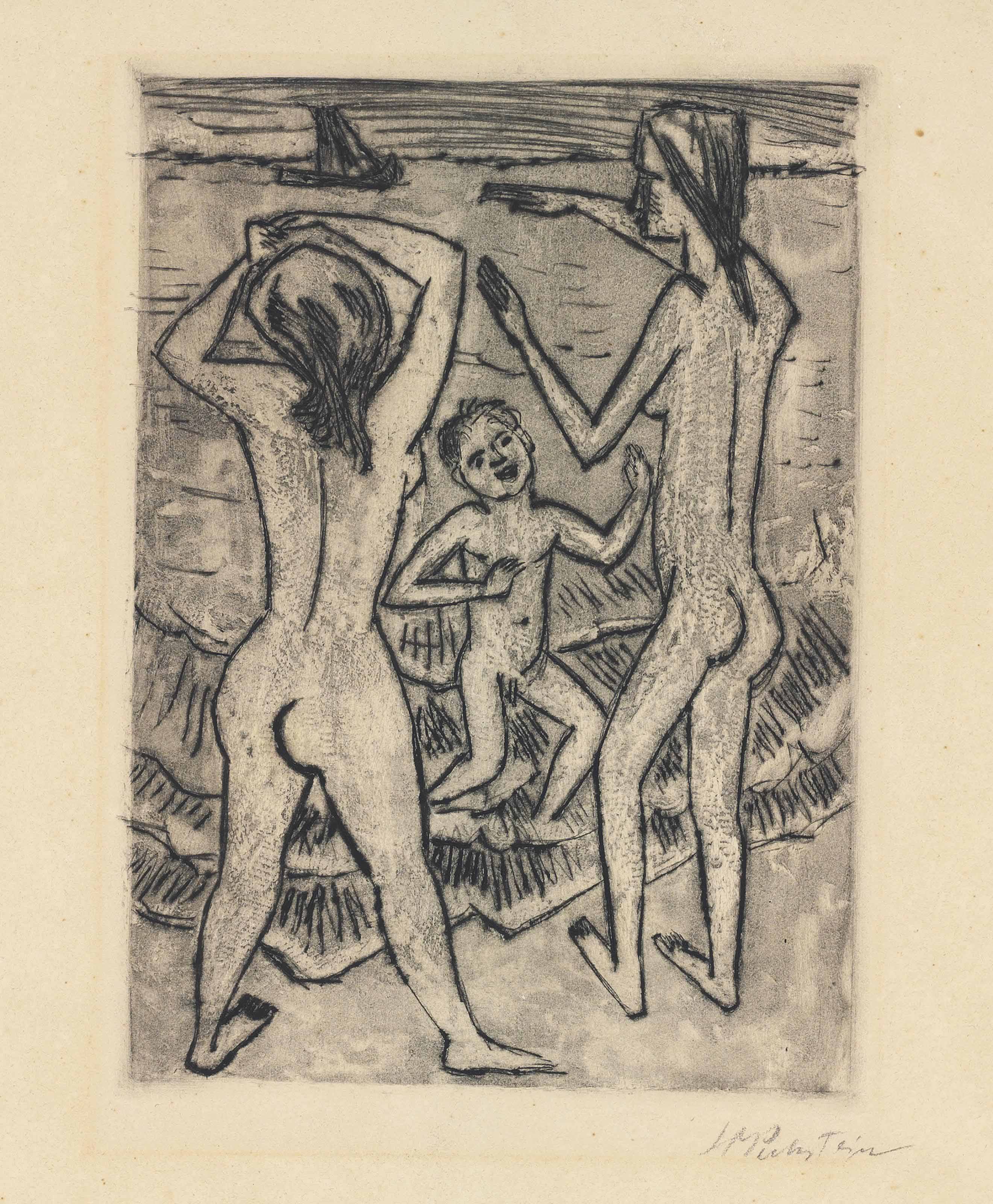 Max Pechstein — Ам Странд, откуда: Die Schaffenden