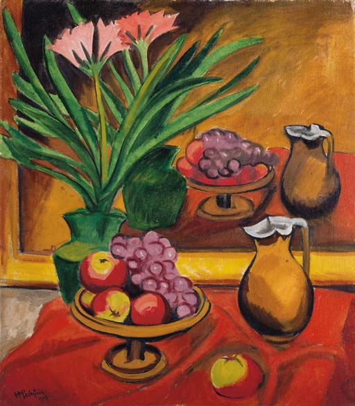 Max Pechstein — Штиллебен-на-Шпигеле: Кливия, Обст и Круг