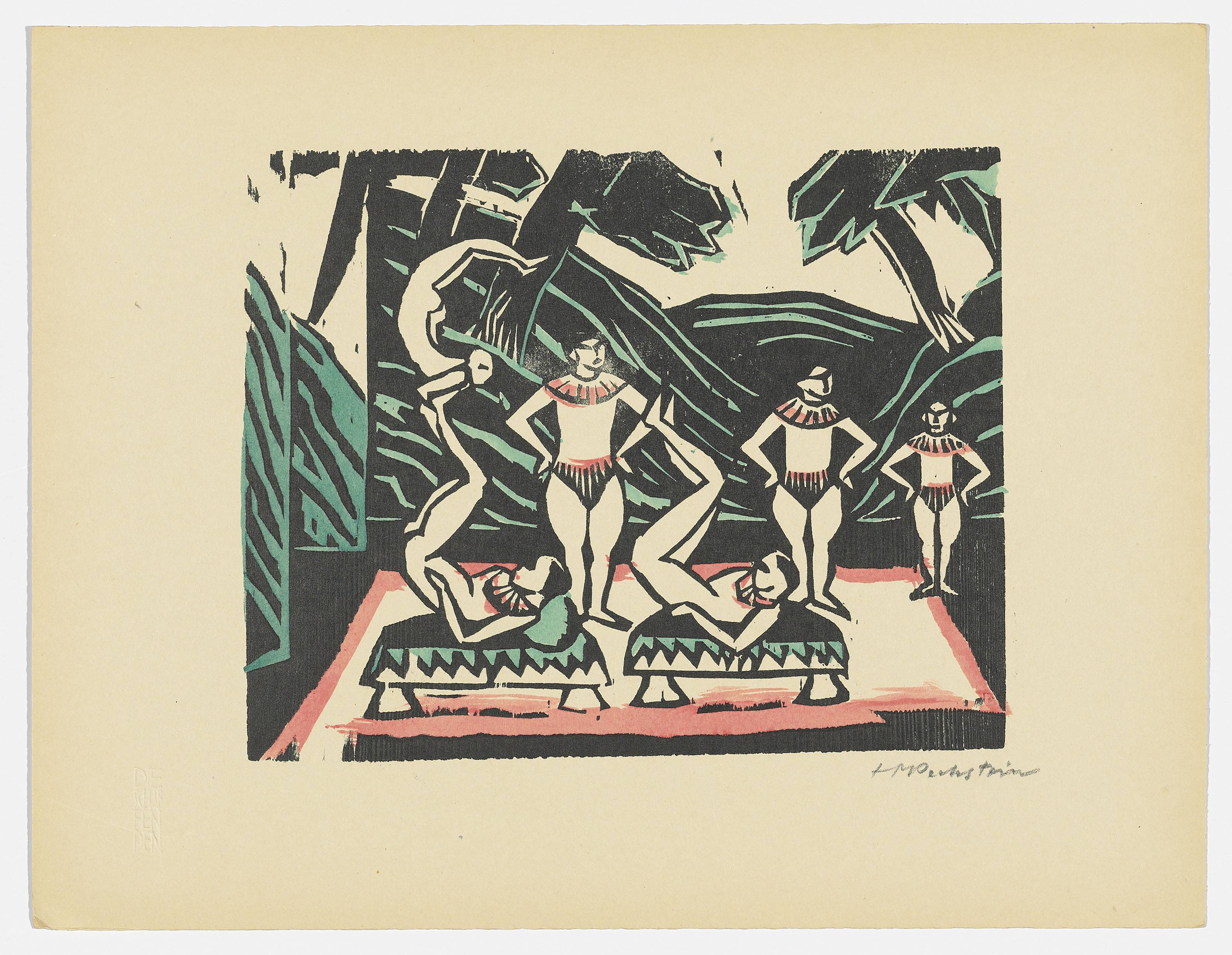 Max Pechstein — Акробатен III (Варьете)
