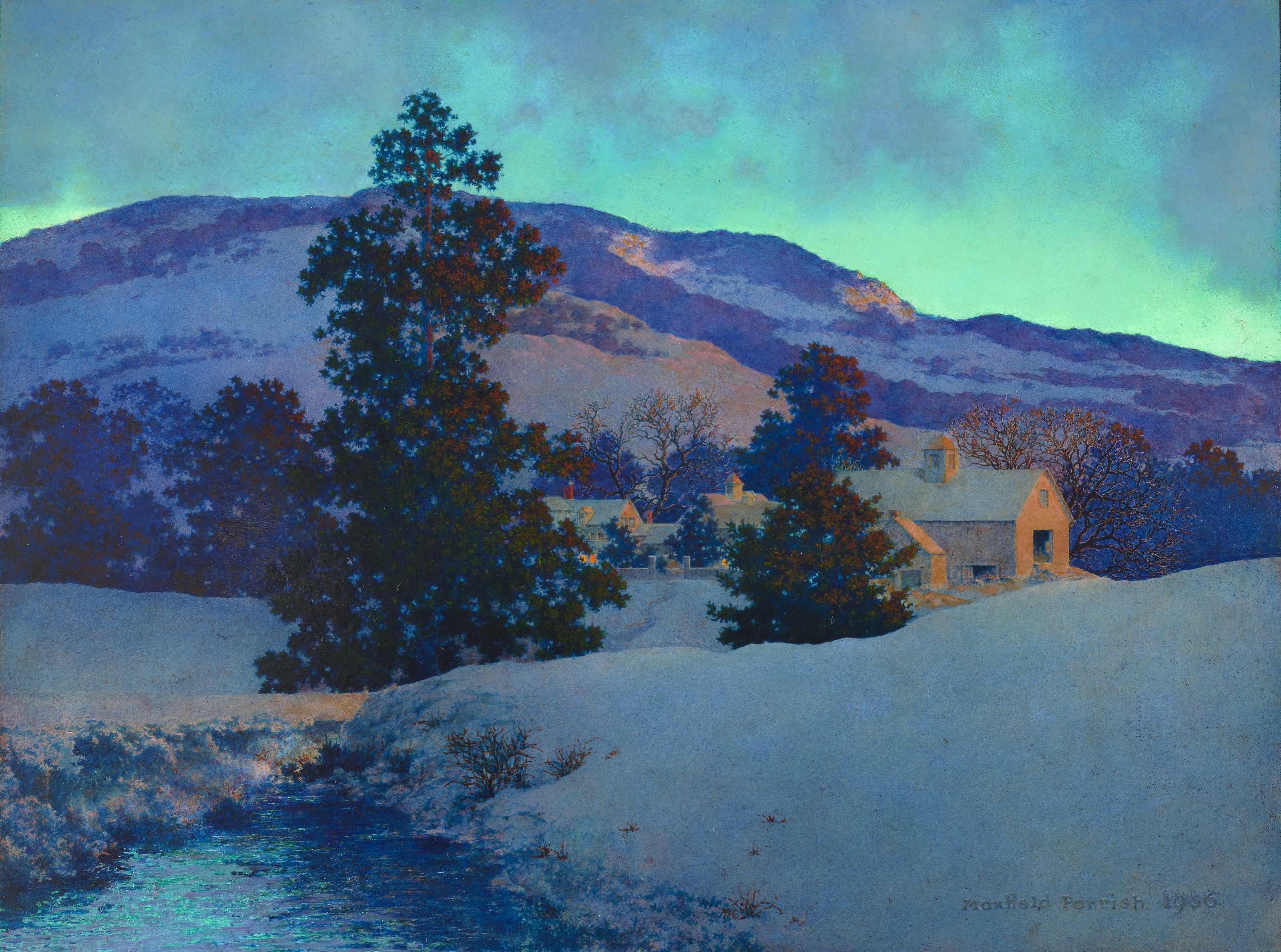 Maxfield Parrish — Ферма Динглтон, изображение 1