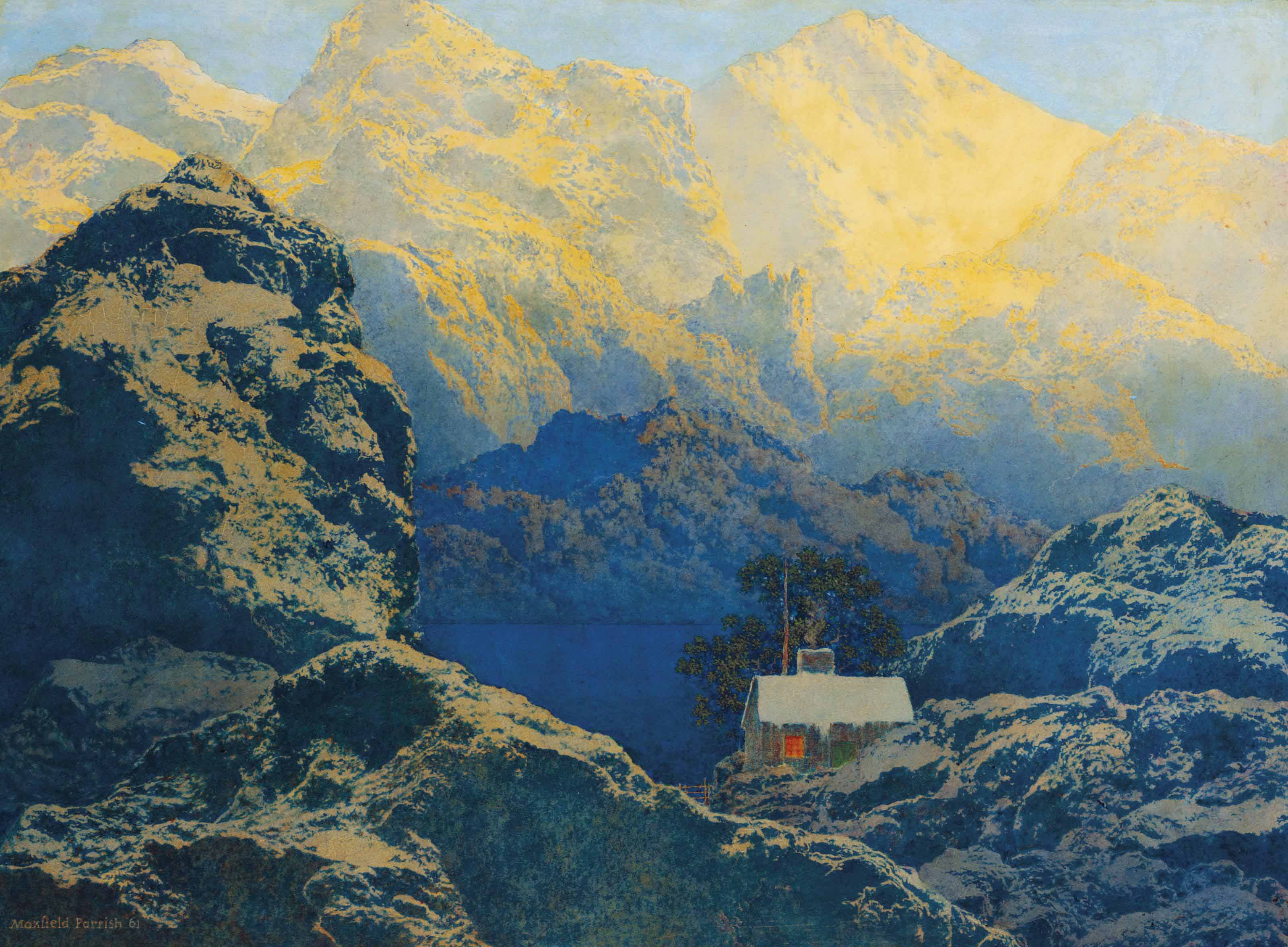 Maxfield Parrish — Убегать От Всего Этого