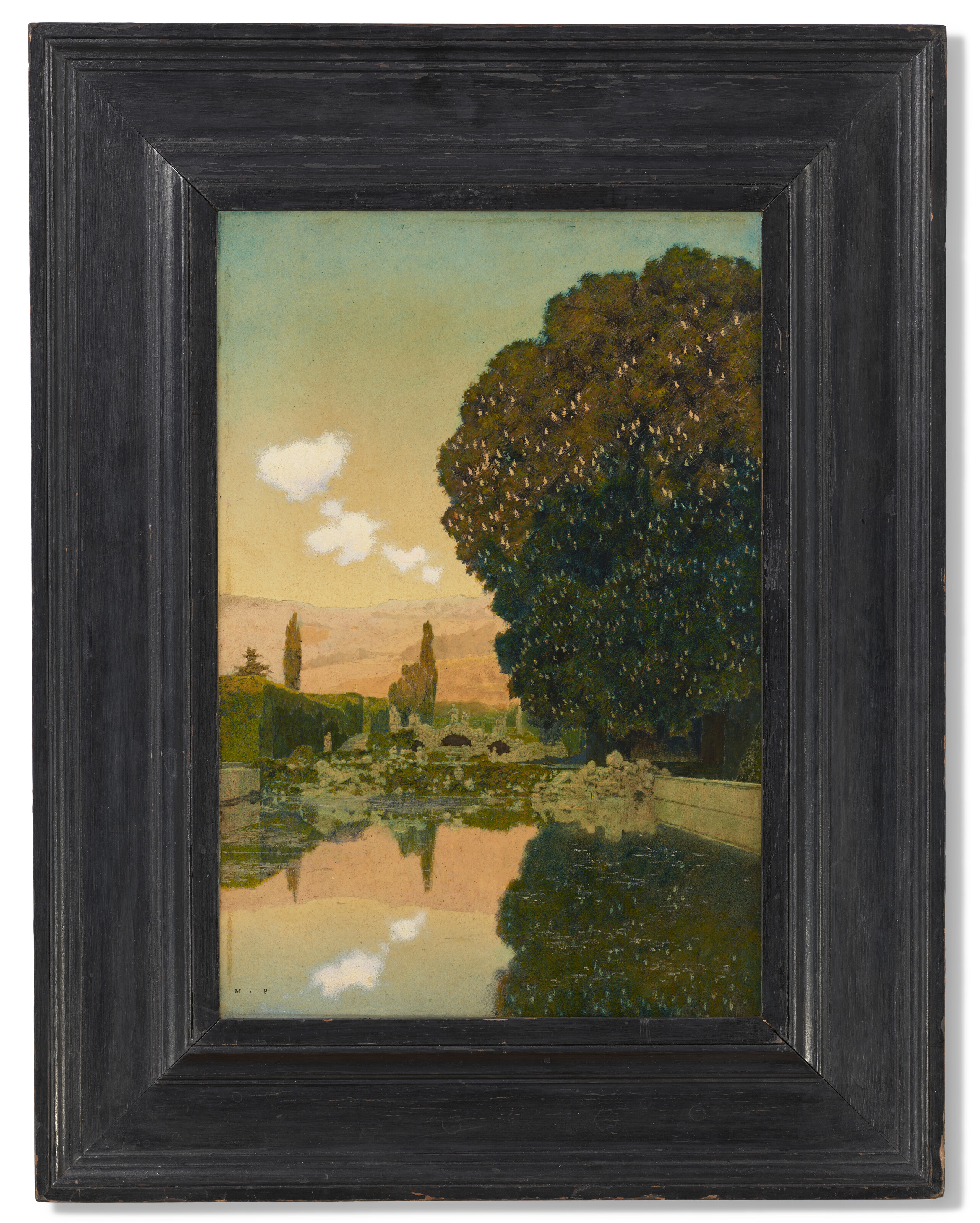 Maxfield Parrish — Вид на долину Сан-Зибио, недалеко от Баттальи, изображение 2