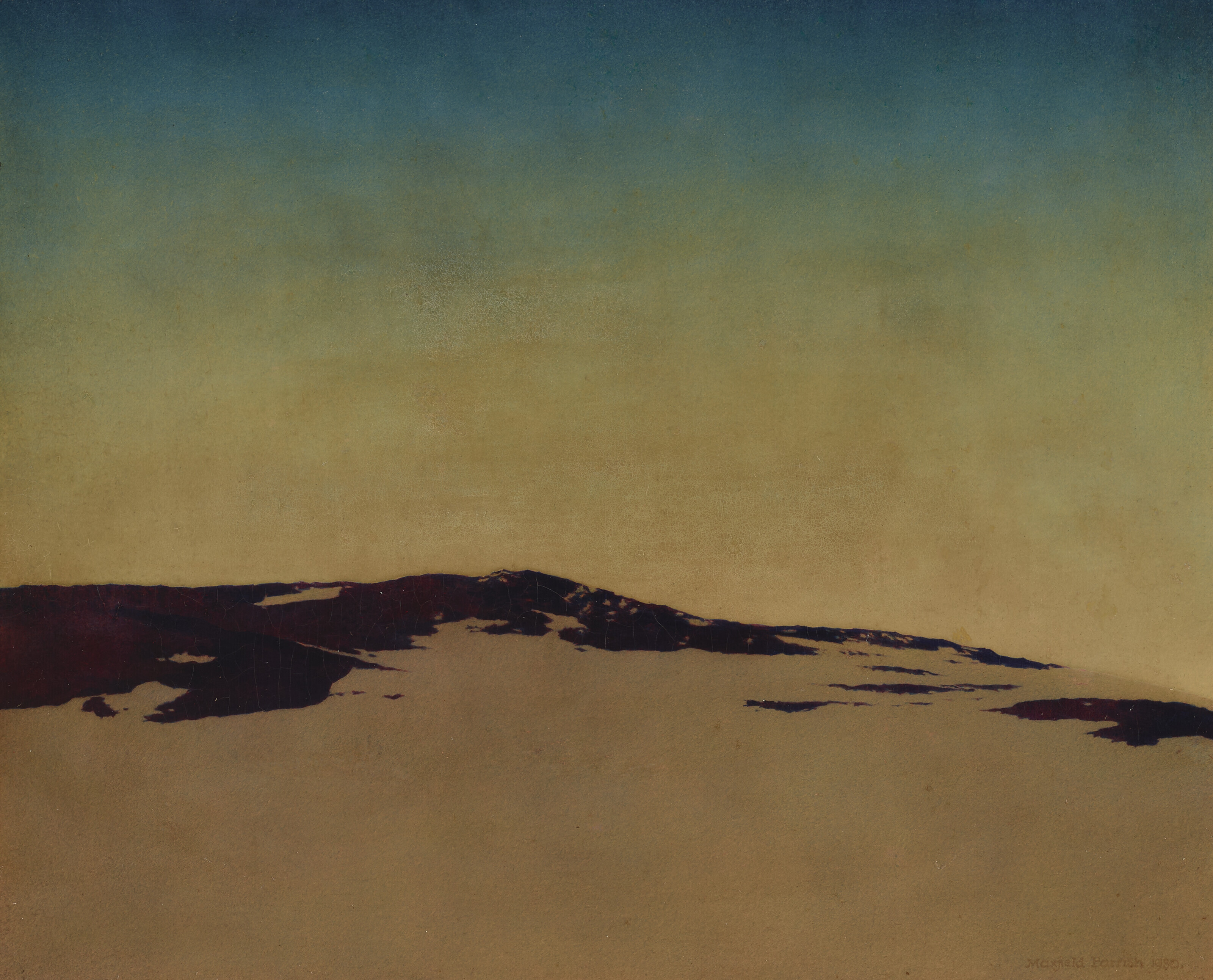 Maxfield Parrish — Северное пастбище: Зима