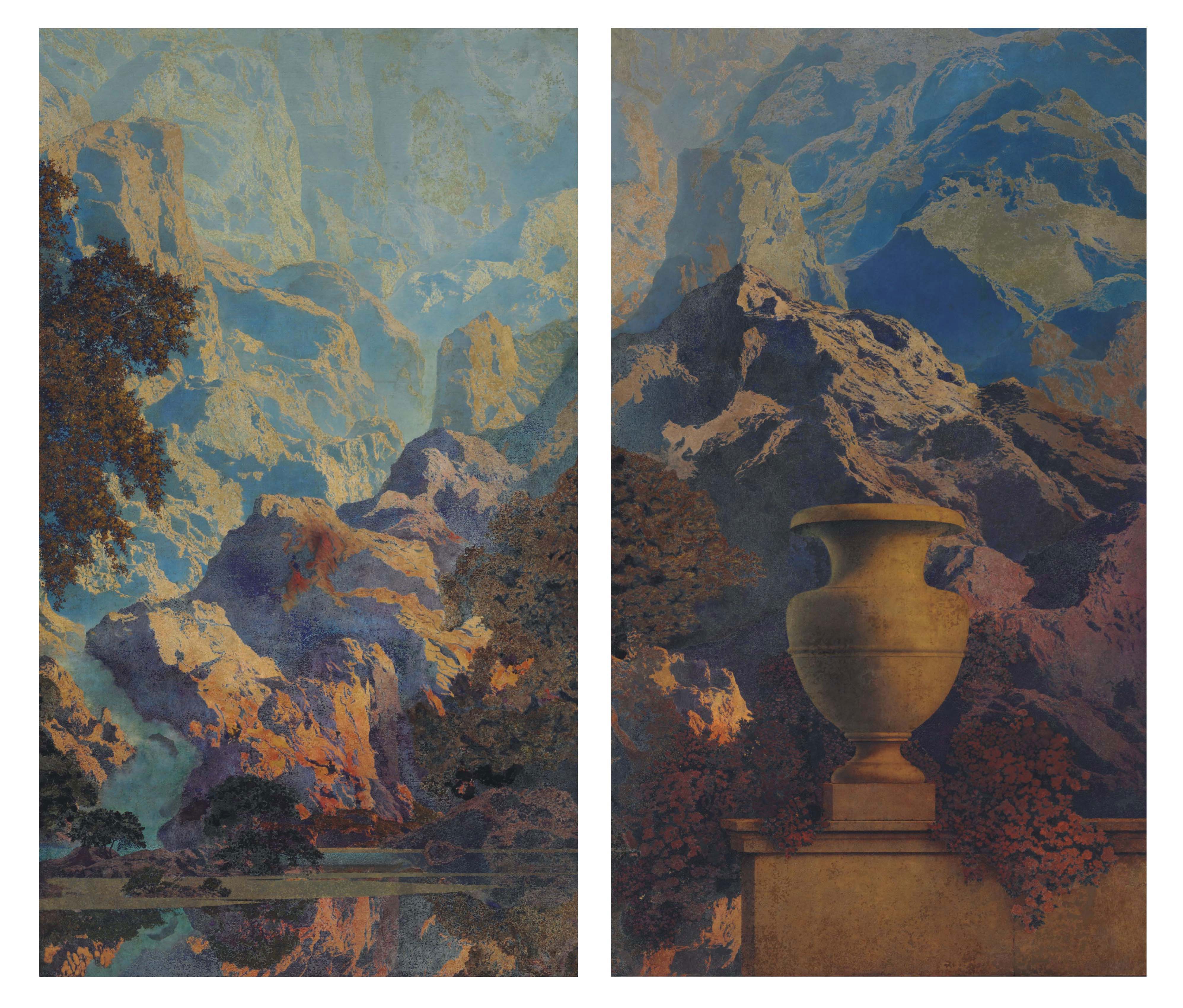 Maxfield Parrish — Фреска Дюпона
