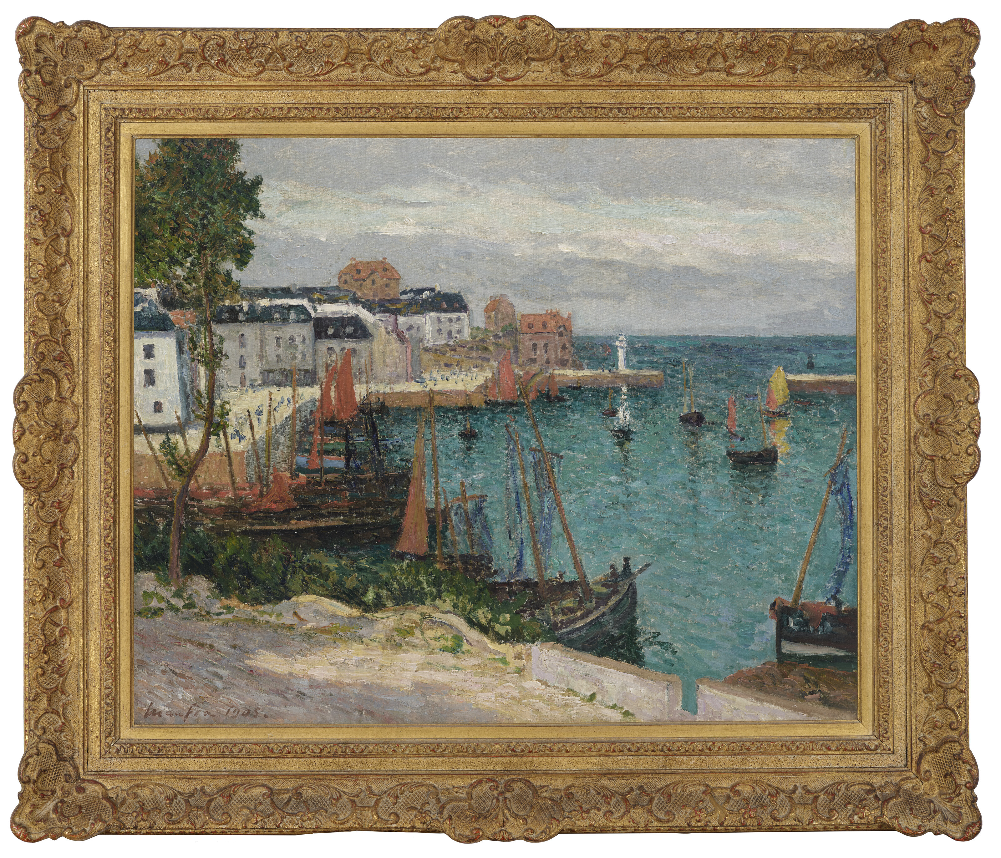 Maxime Maufra — Порт-де-Соузон, Бель-Иль-ан-Мер, изображение 2