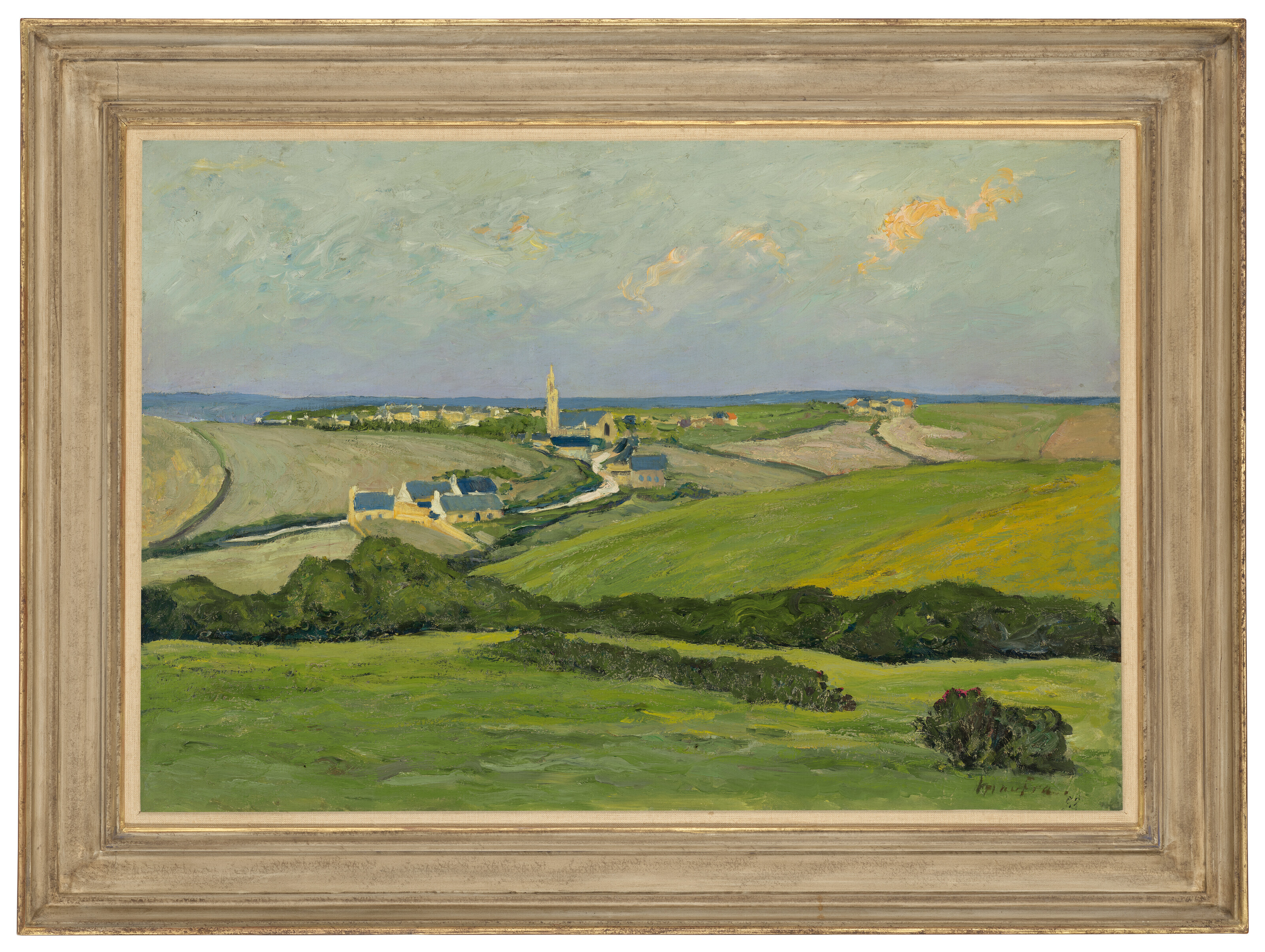 Maxime Maufra — Улица в деревне, изображение 2