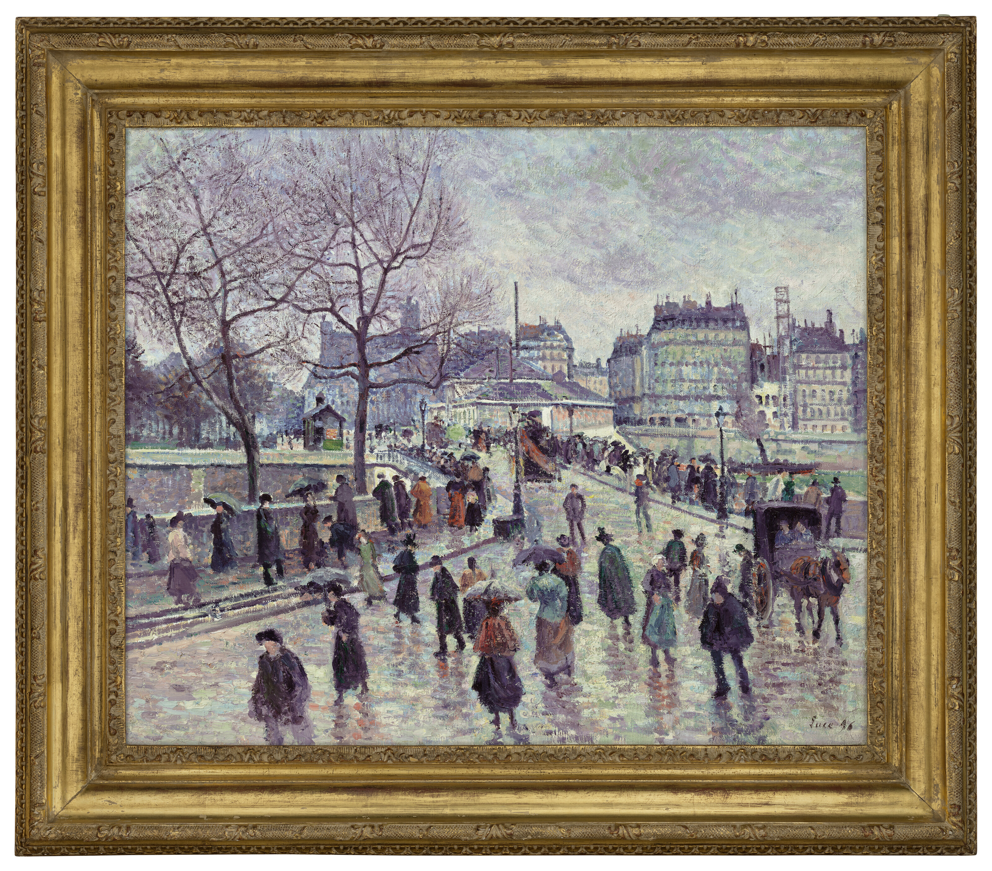 Maximilien Luce — Париж, ле-Пон-де-л'Арчевеше, изображение 2