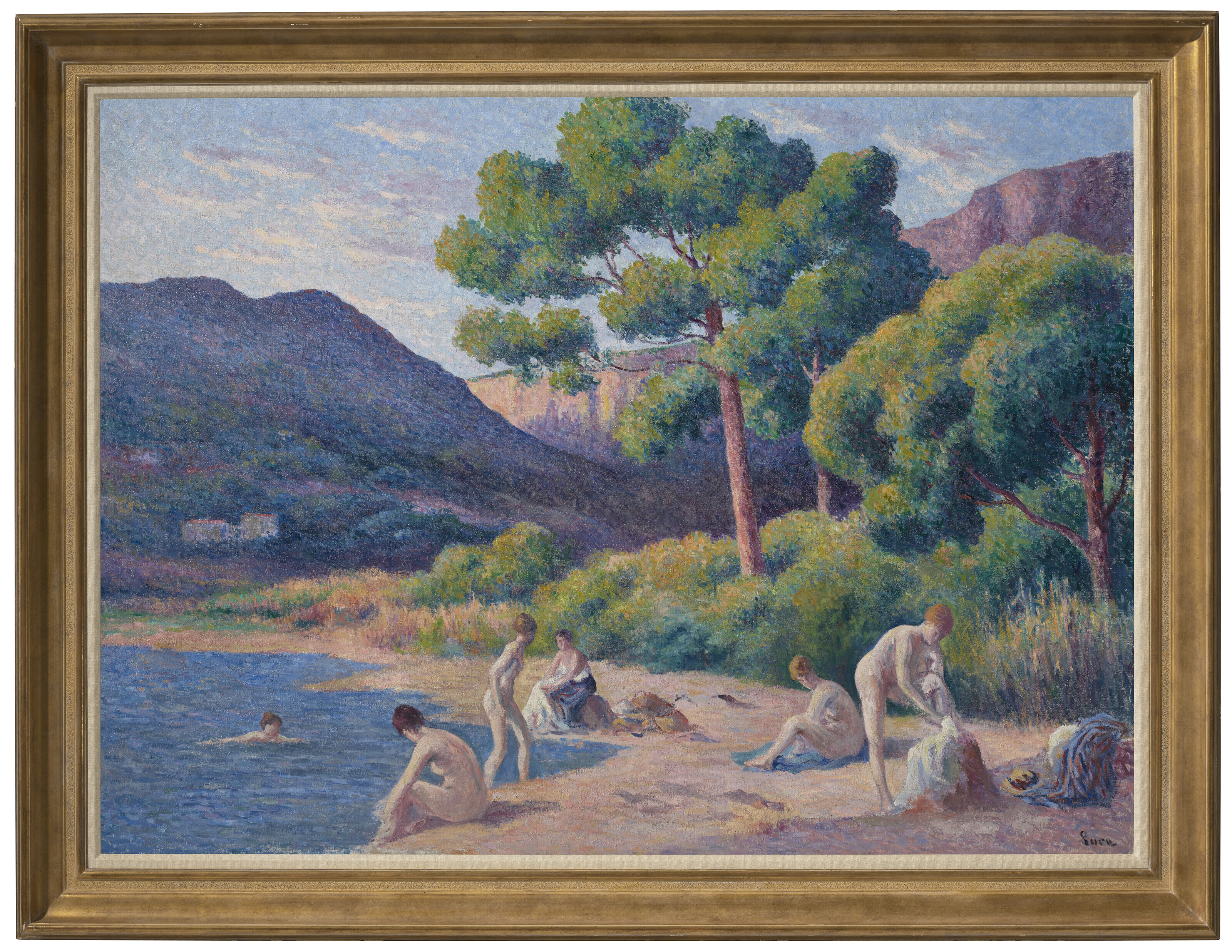 Maximilien Luce — Гости из Сен-Тропе, изображение 2