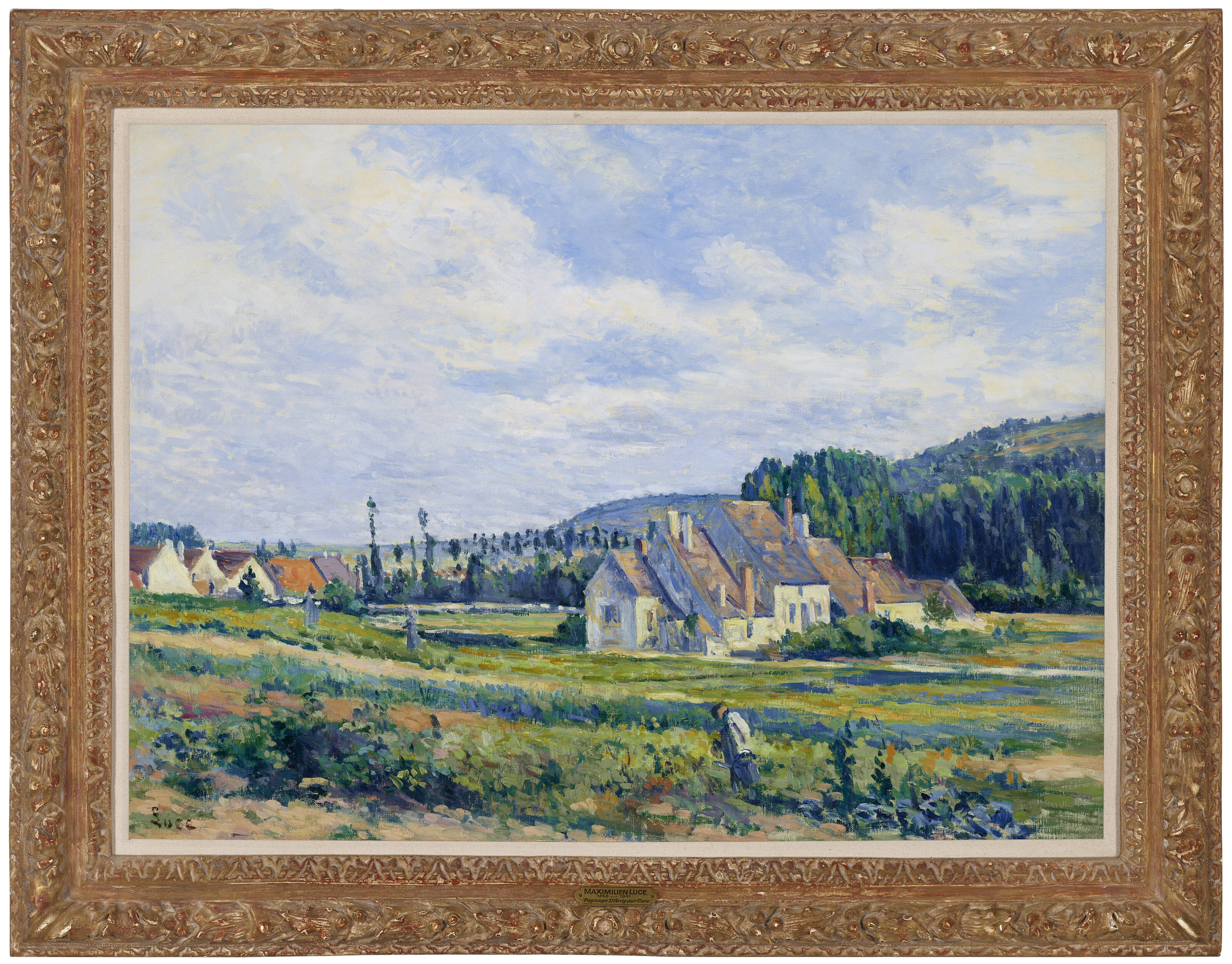 Maximilien Luce — Пейсаж д'Арси-сюр-Кюре, изображение 3